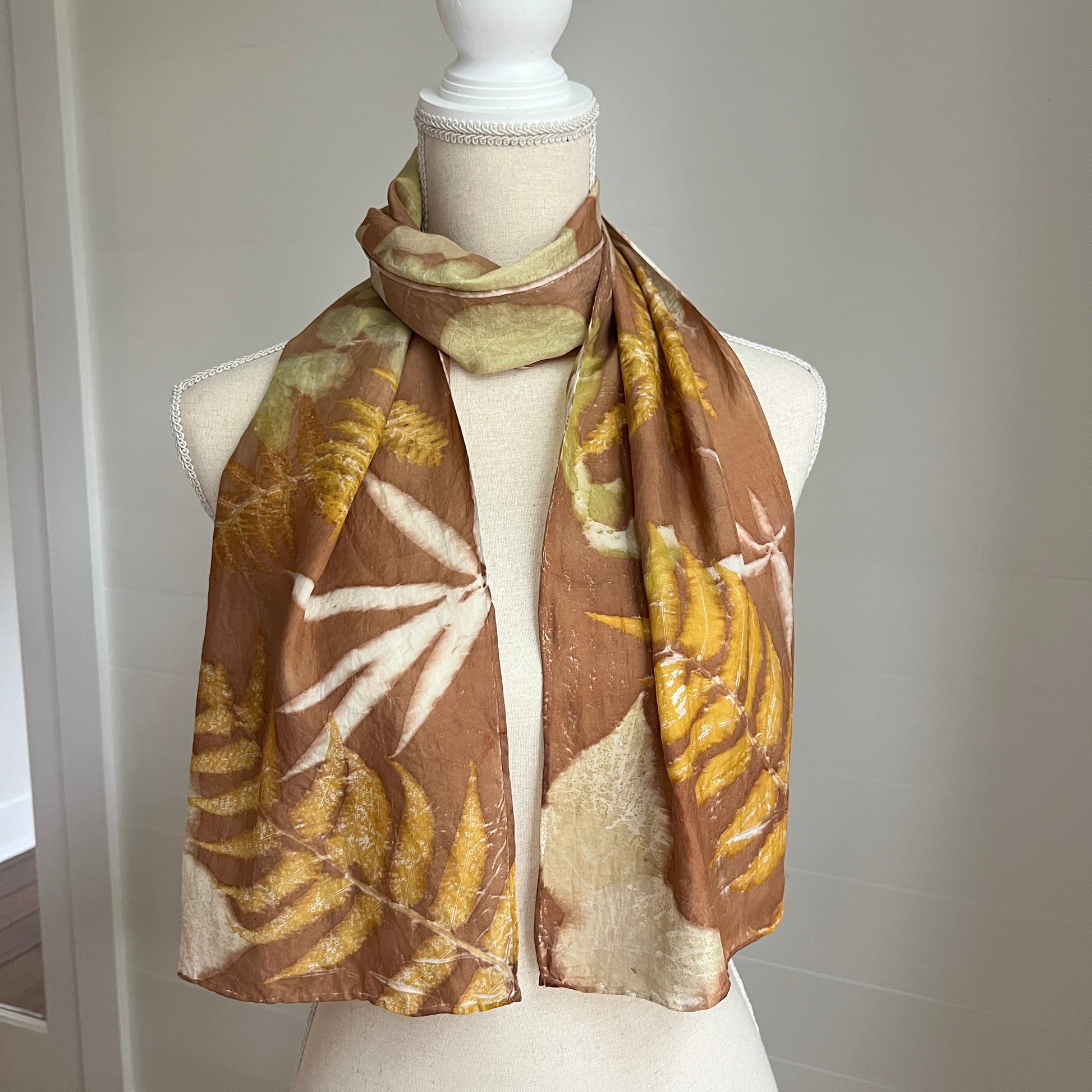 Silk Scarf | "Kelly" Black Walnut Scarf 1818 Farms   