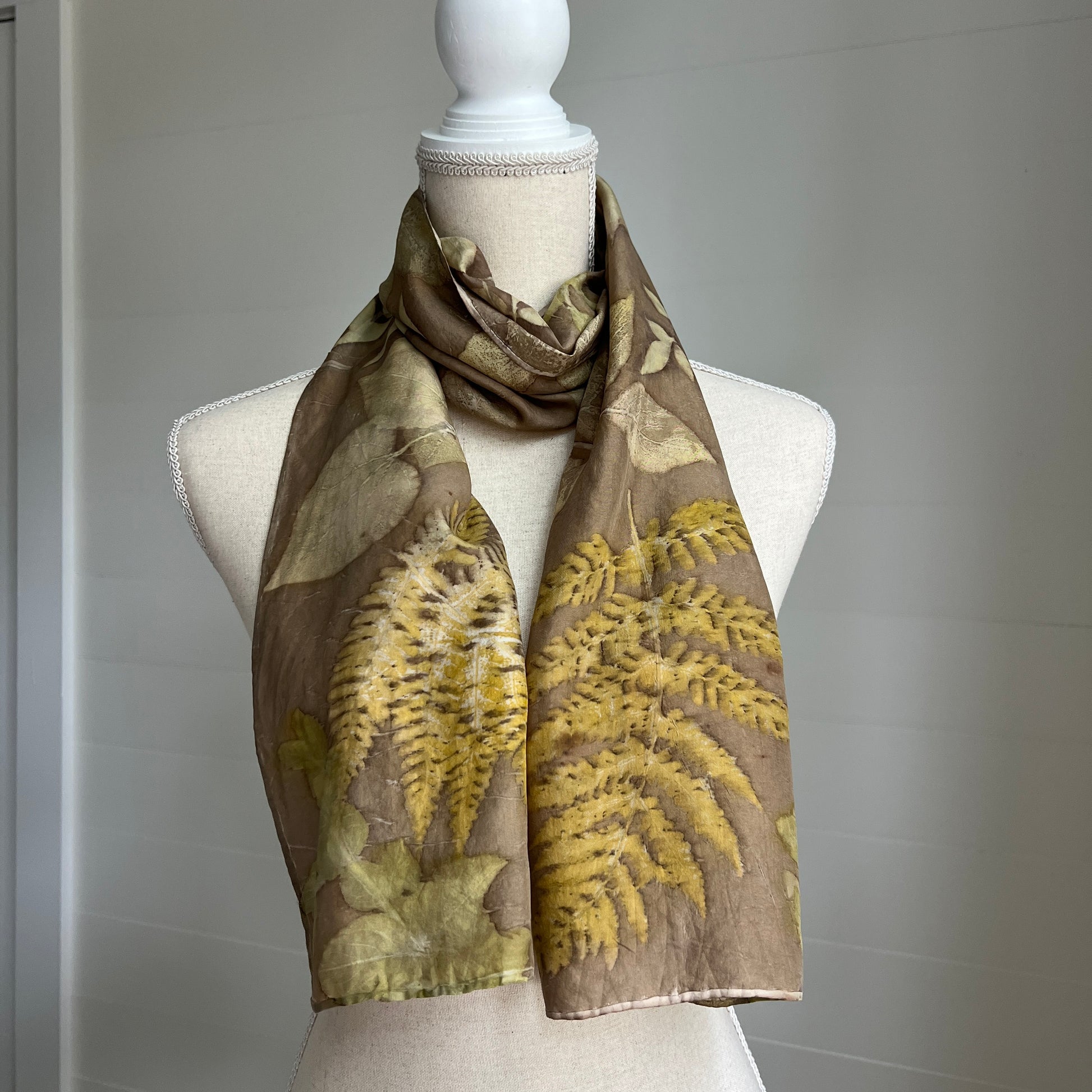 Silk Scarf | "Rebecca" Black Walnut Scarf 1818 Farms   