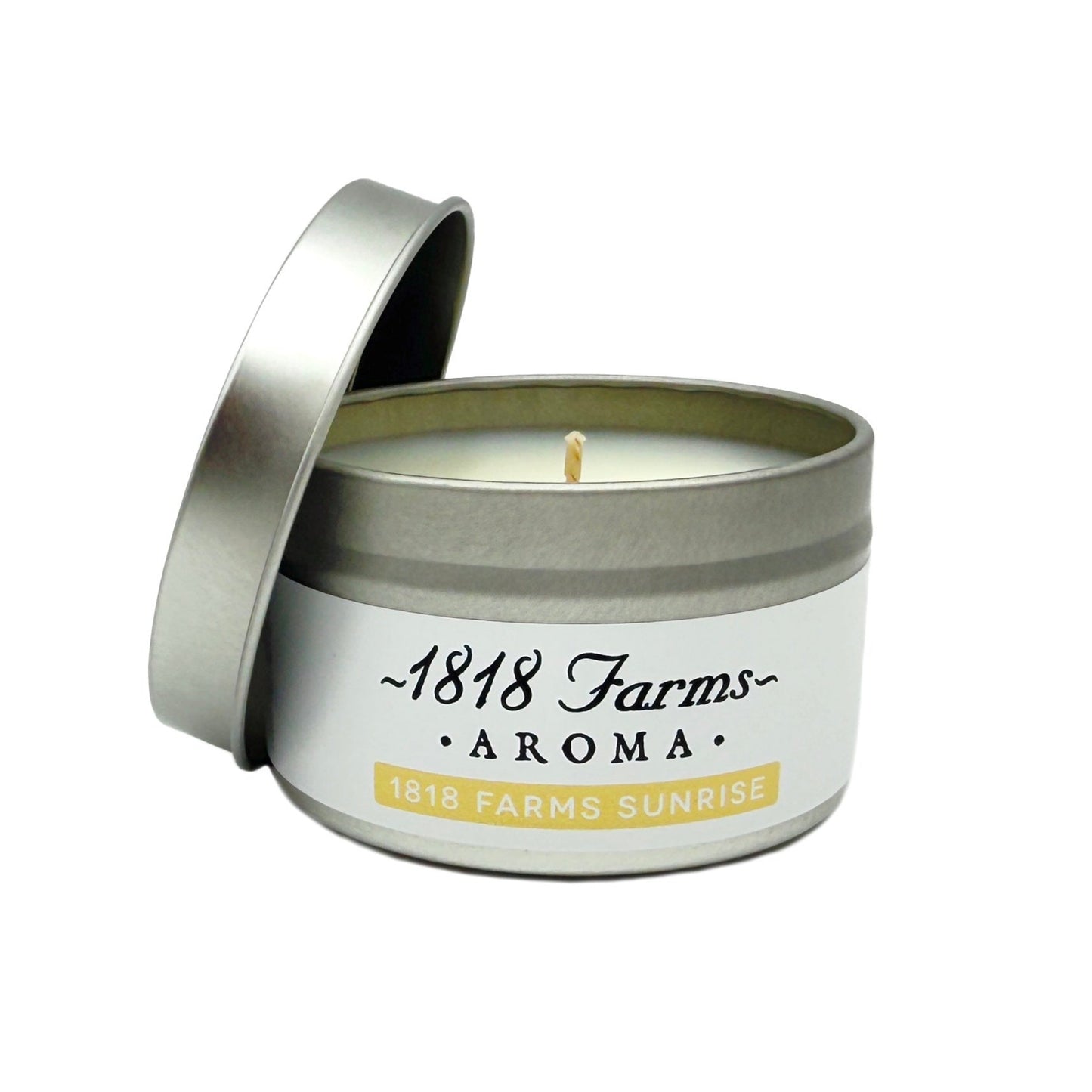 Candles (4.2oz Traveler Tin - 1818 Farms Sunrise) 1818 Farms