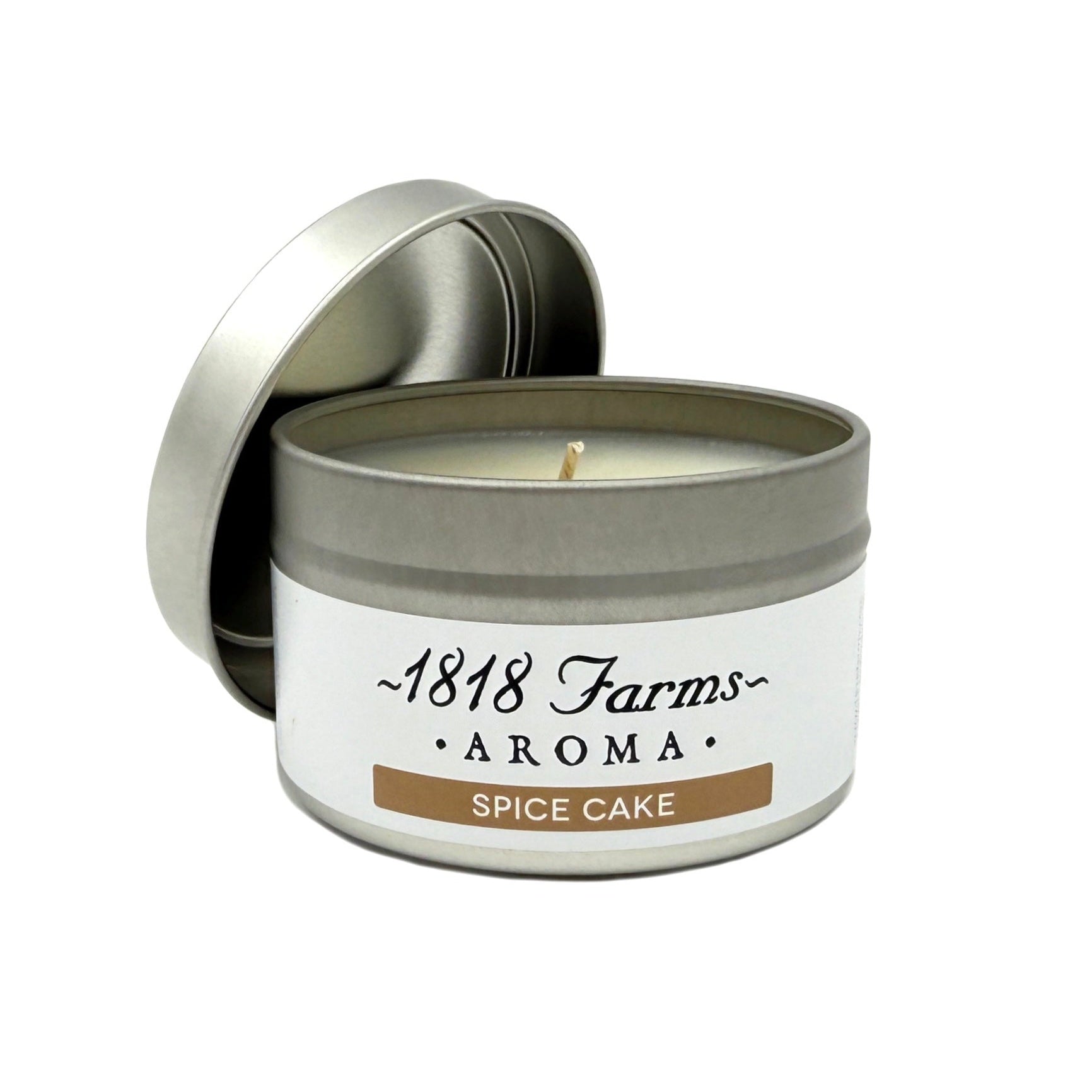Candles (4.2oz Traveler Tin - Spice Cake) 1818 Farms