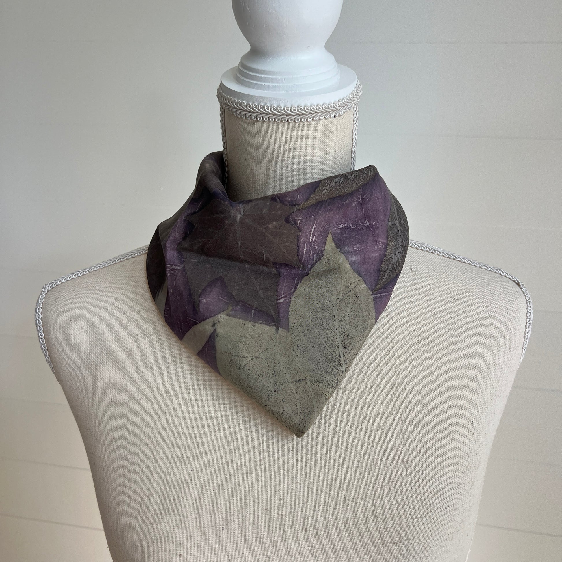 Silk Scarf | "Lauren" Cochineal - Sappanwood Scarf 1818 Farms   