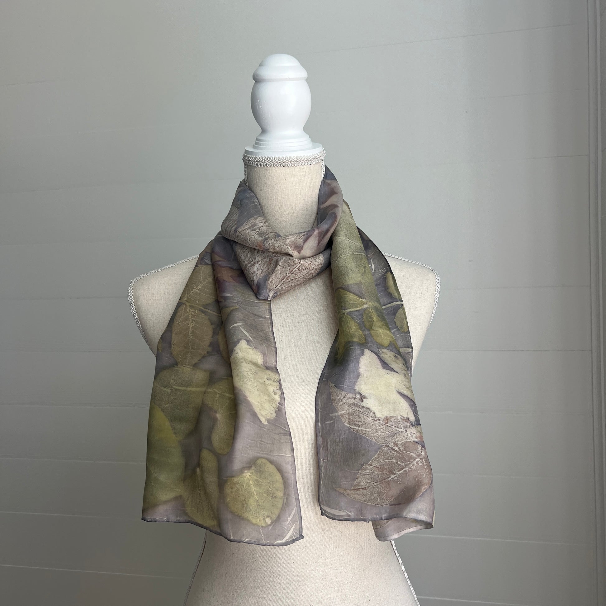 Silk Scarf | "Fergie" Light Logwood Scarf 1818 Farms   