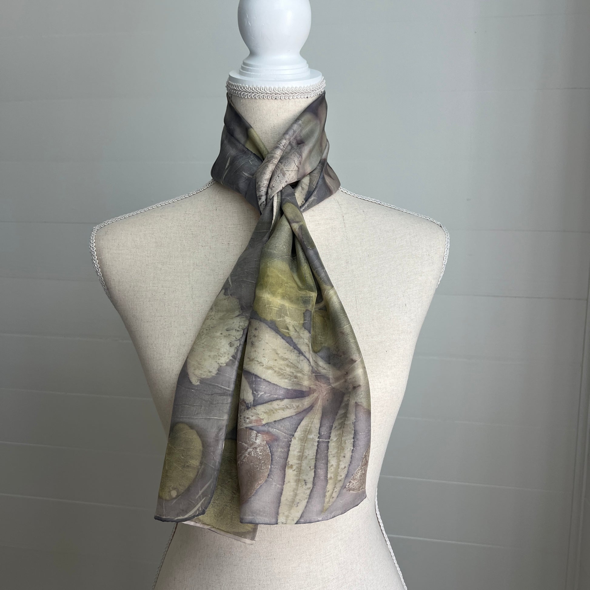 Silk Scarf | "Fergie" Light Logwood Scarf 1818 Farms   