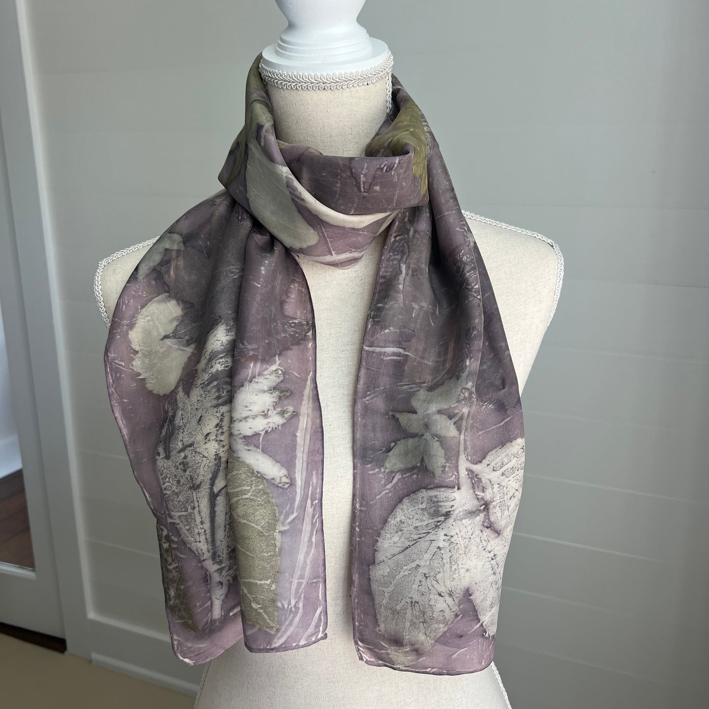 Silk Scarf | "Rory" Cochineal - Sappanwood Scarf 1818 Farms   