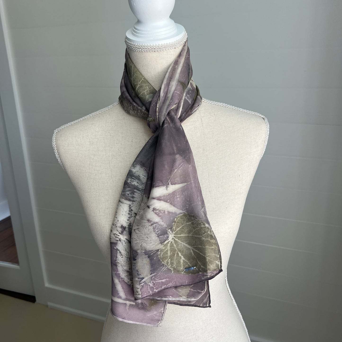 Silk Scarf | "Rory" Cochineal - Sappanwood Scarf 1818 Farms   