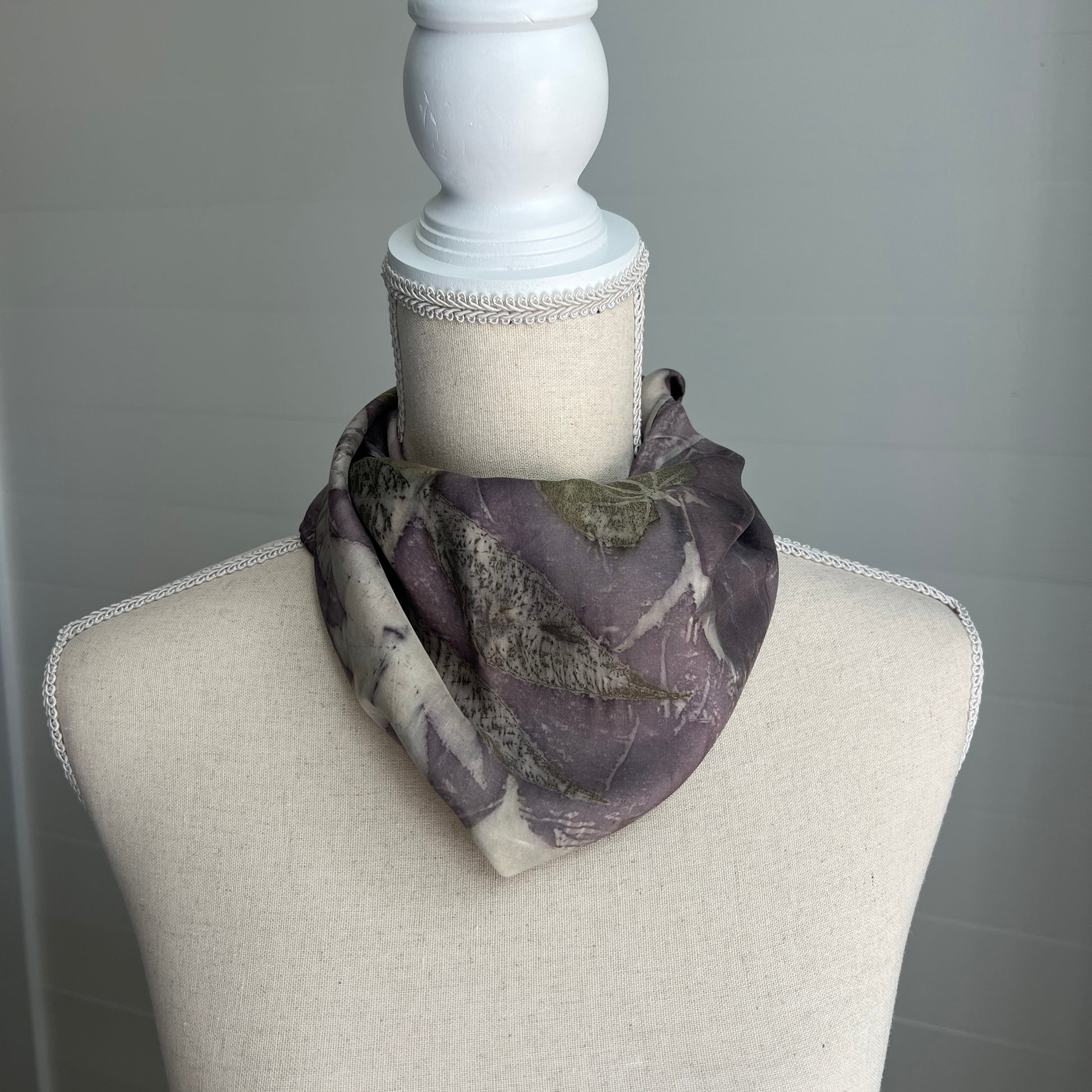 Silk Scarf | "Rory" Cochineal - Sappanwood Scarf 1818 Farms   