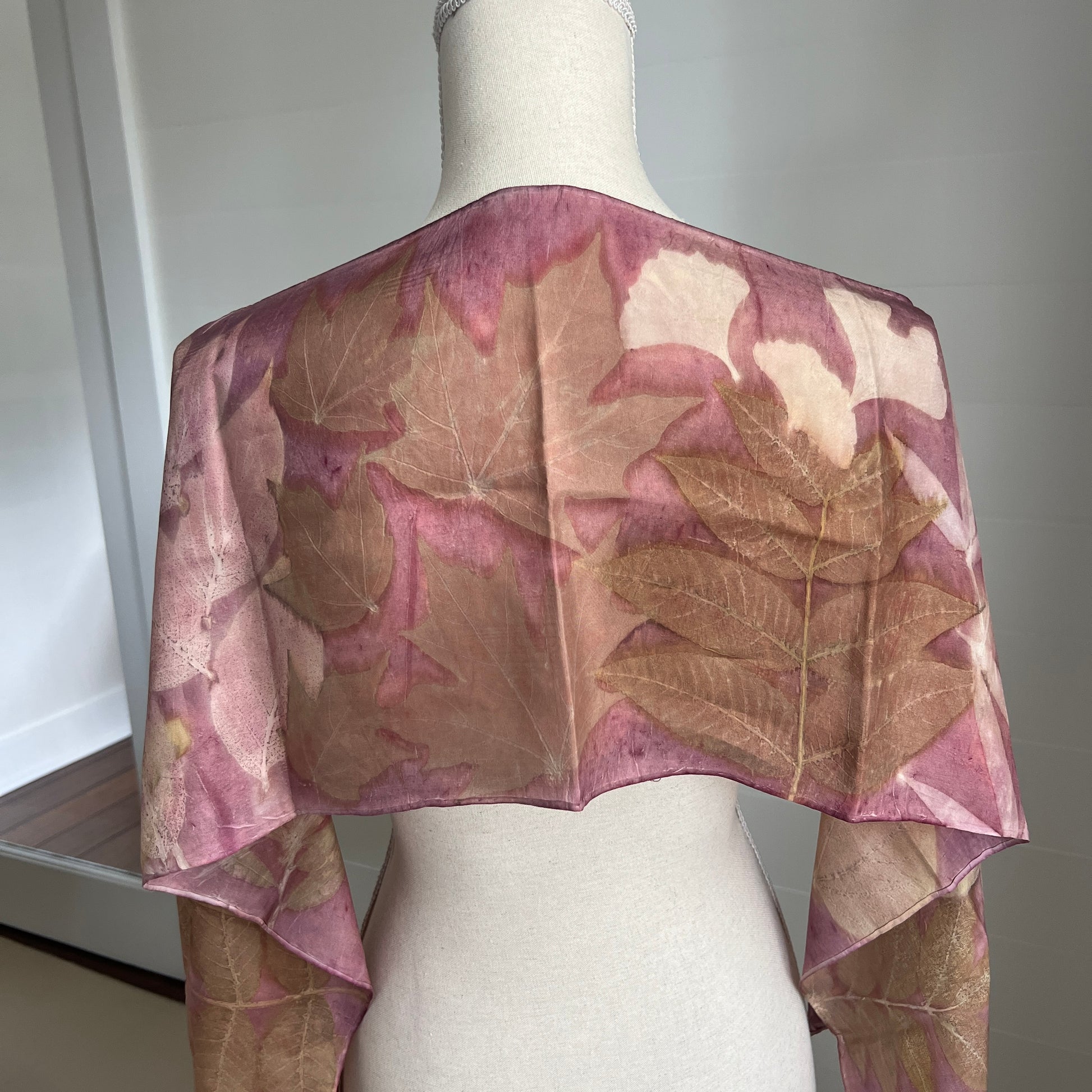 Silk Scarf | "Amanda" Cochineal - Sappanwood Scarf 1818 Farms   