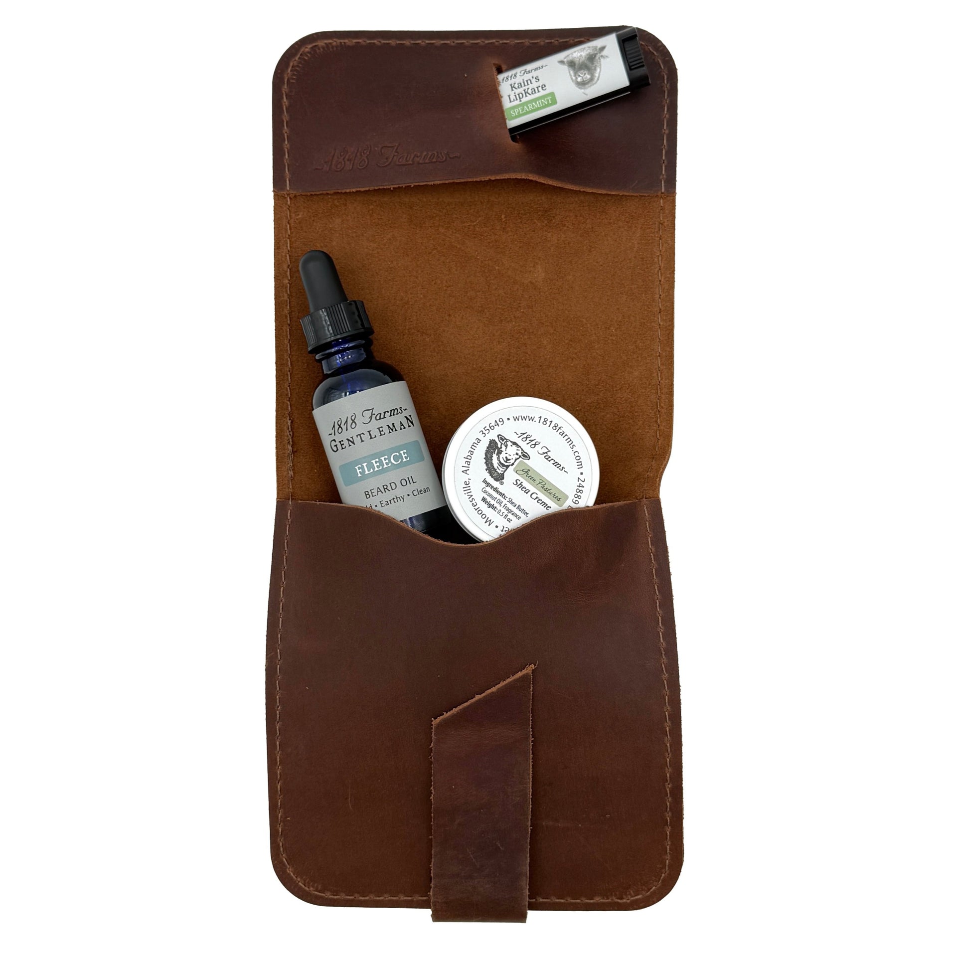Loaded Leather Travel Dopp Kit Gift for Him – 1818 Farms