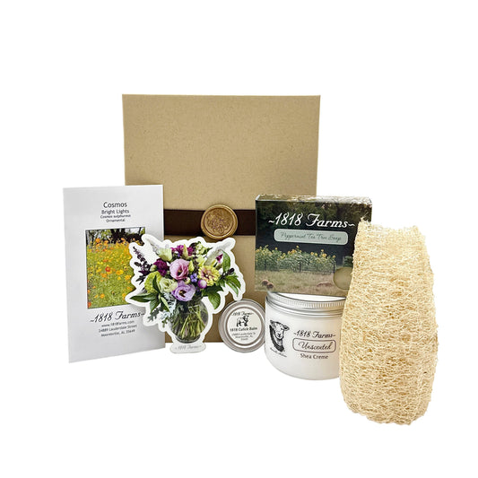 Gardener’s Favorites Gift Box Gift Basket 1818 Farms