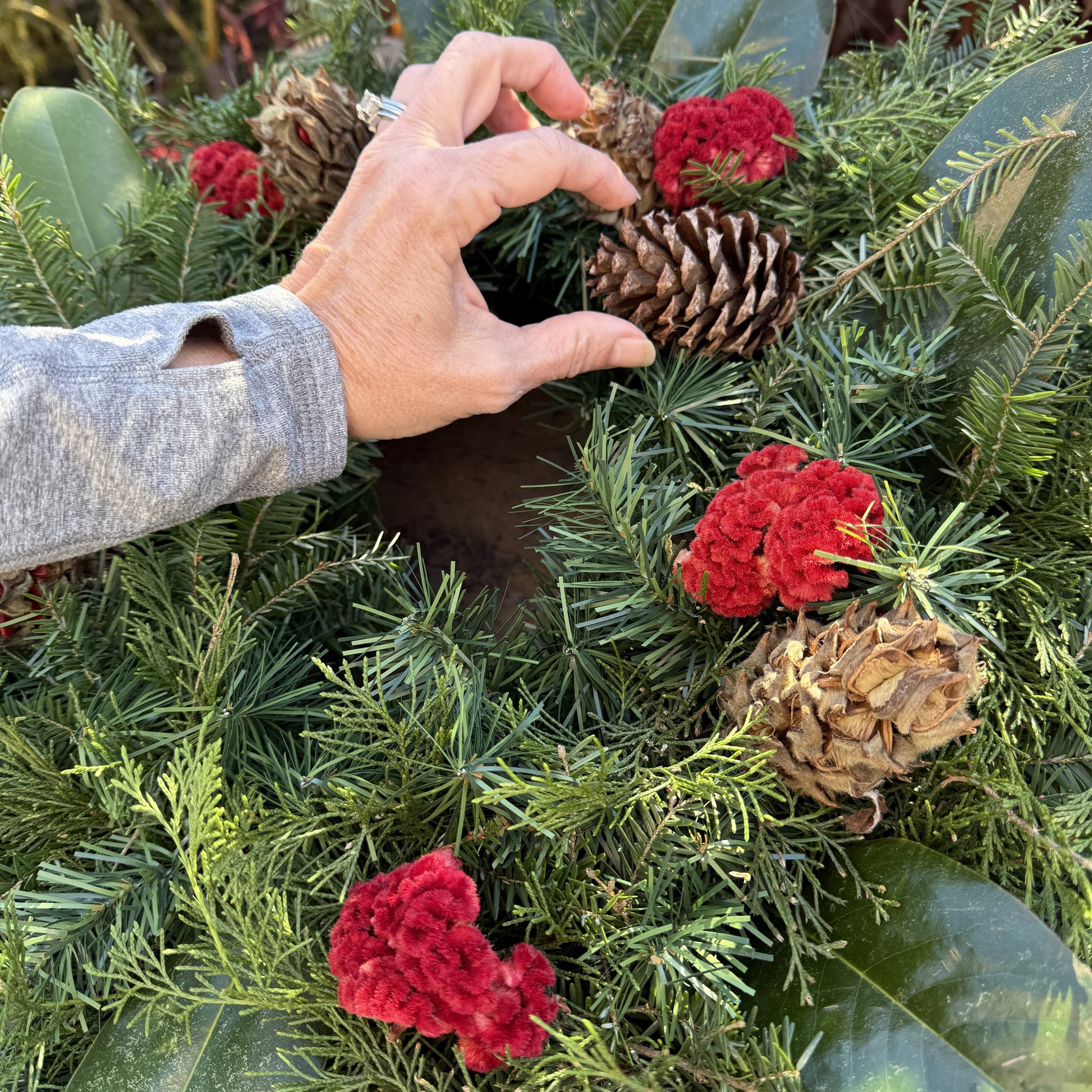 Holiday Wreath-Making Workshop at 1818 Farms Classes & Events 1818 Farms   