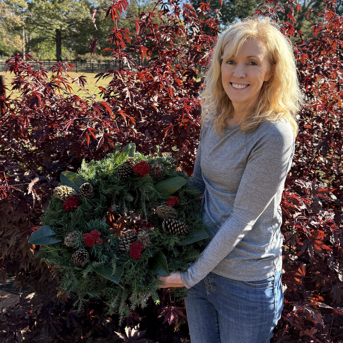 Holiday Wreath-Making Workshop at 1818 Farms Classes & Events 1818 Farms   