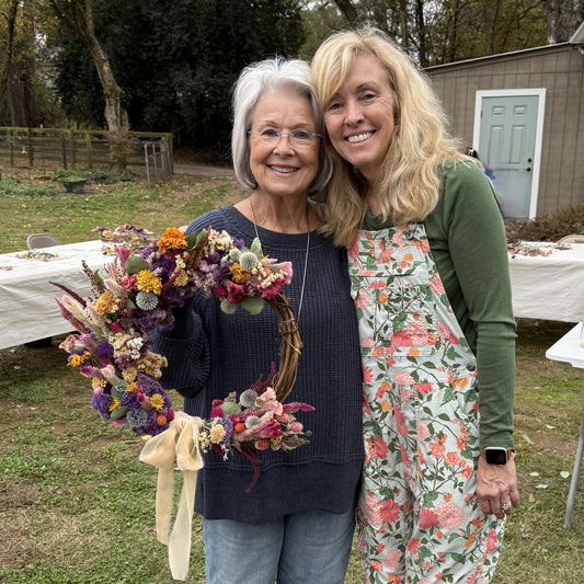 Dried Flower Wreath Workshop at 1818 Farms Classes & Events 1818 Farms