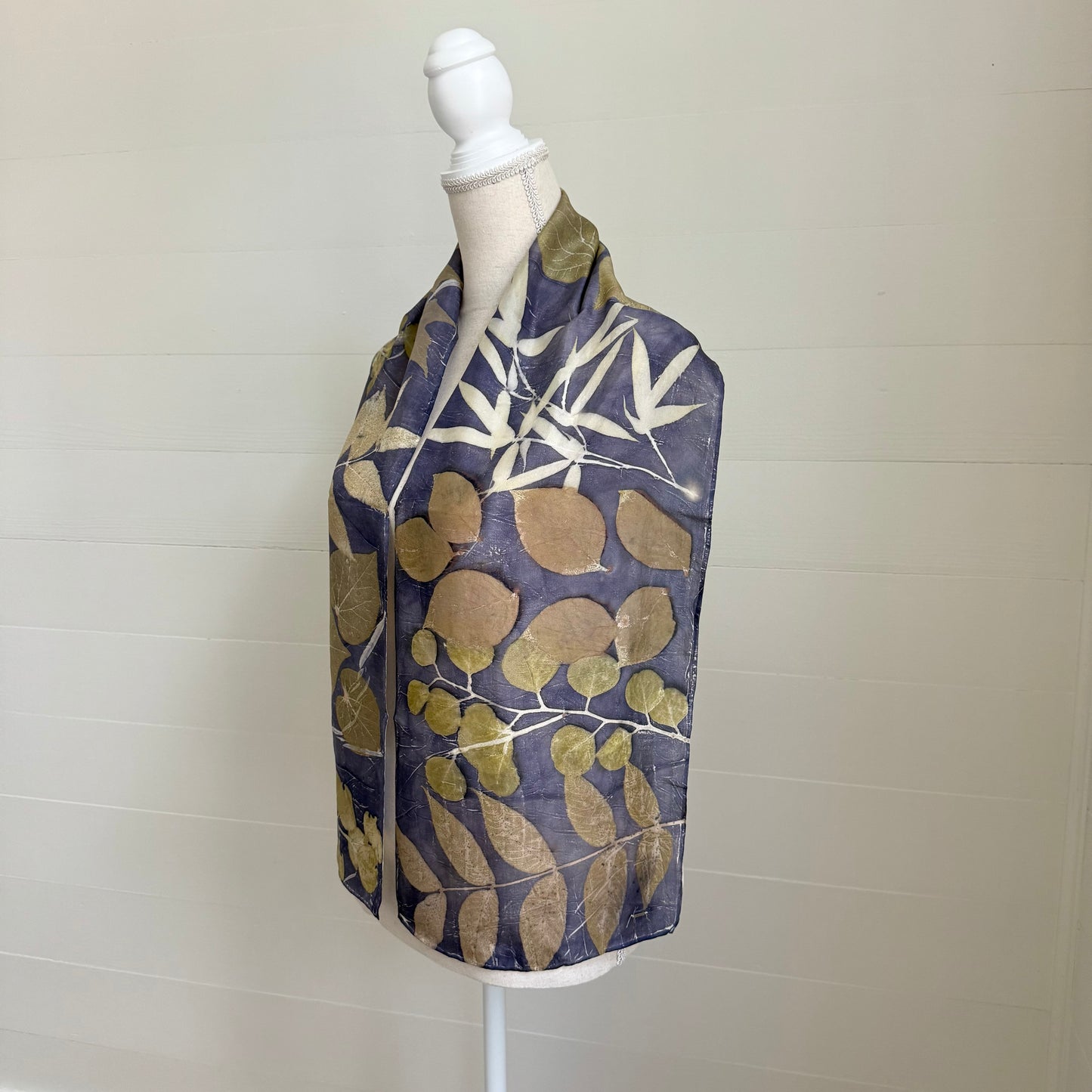Silk Scarf | "Lyde" Dark Logwood