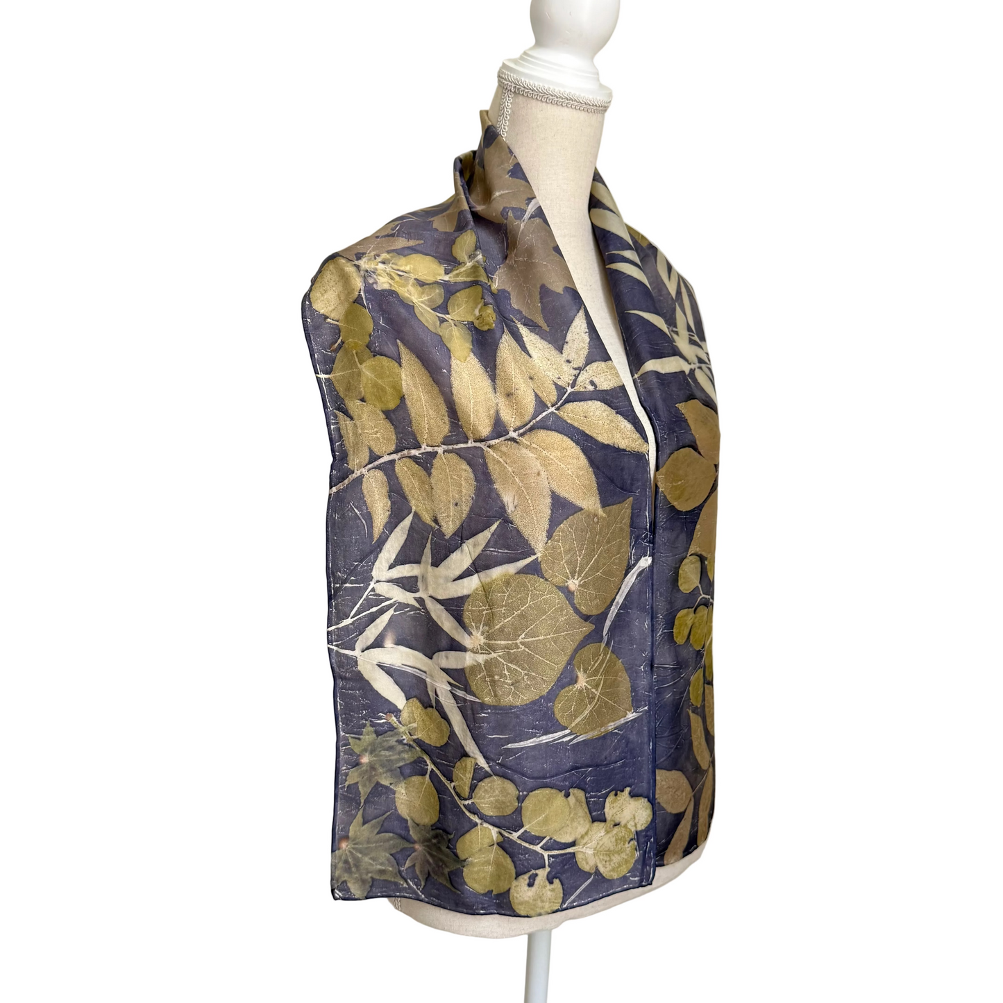 Silk Scarf | "Lyde" Dark Logwood