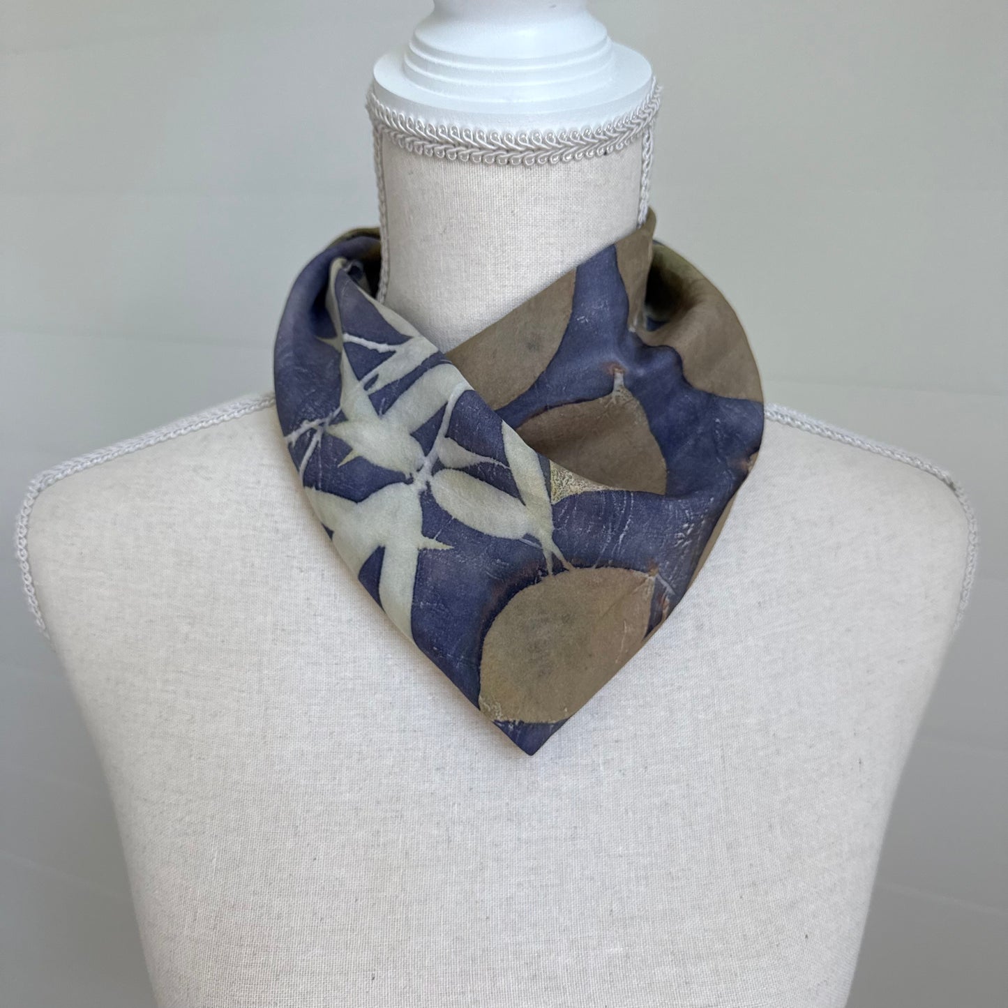 Silk Scarf | "Lyde" Dark Logwood