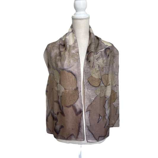 Silk Scarf | "Sheila" Dark Logwood Scarf 1818 Farms
