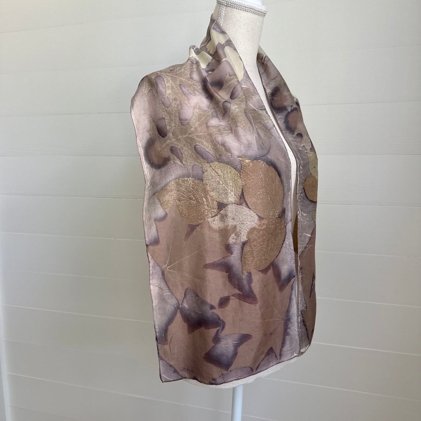 Silk Scarf | "Sheila" Dark Logwood