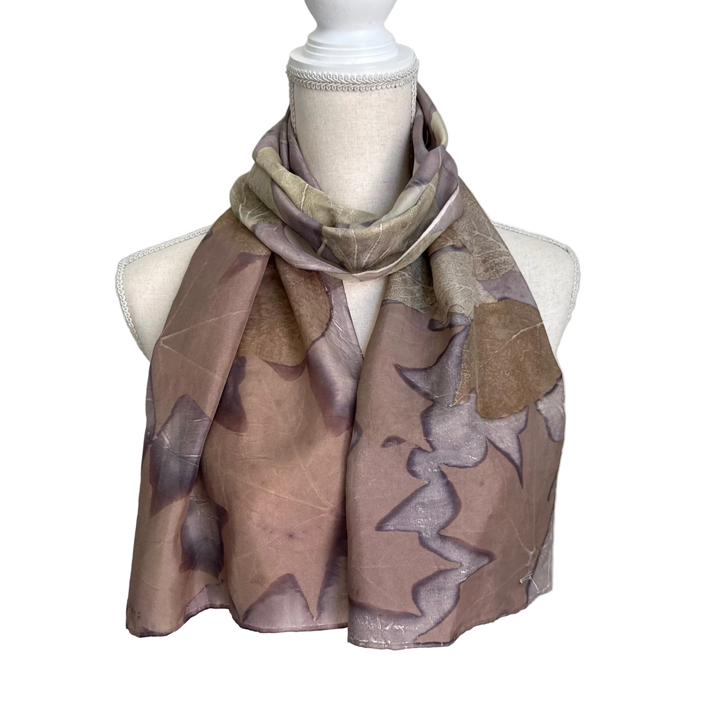 Silk Scarf | "Sheila" Dark Logwood