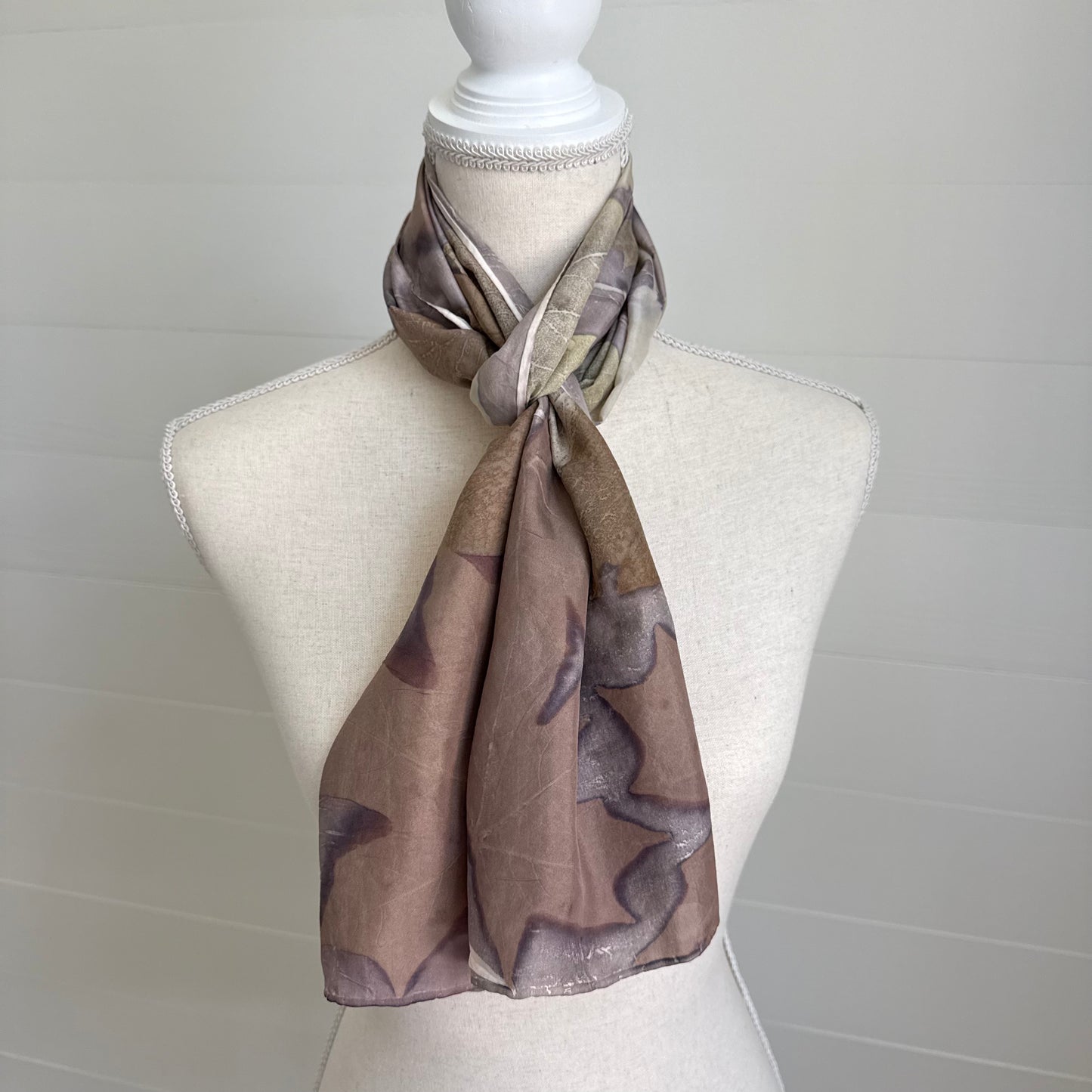 Silk Scarf | "Sheila" Dark Logwood