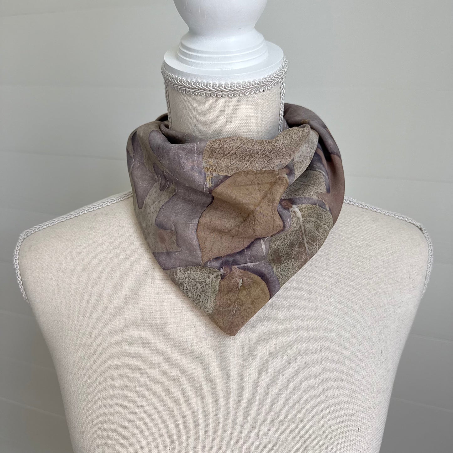 Silk Scarf | "Sheila" Dark Logwood