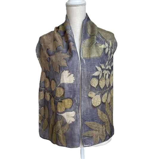 Silk Scarf | "Casey" Dark Logwood Scarf 1818 Farms