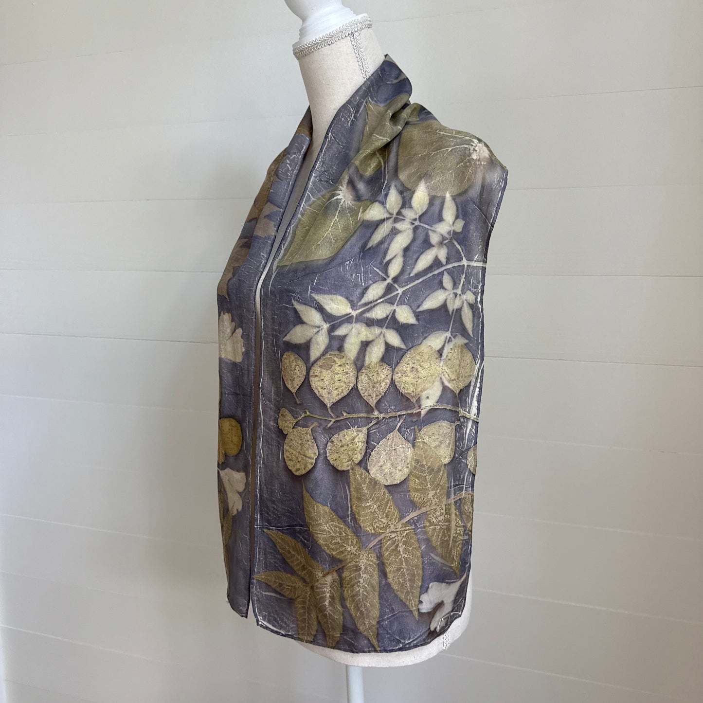 Silk Scarf | "Casey" Dark Logwood