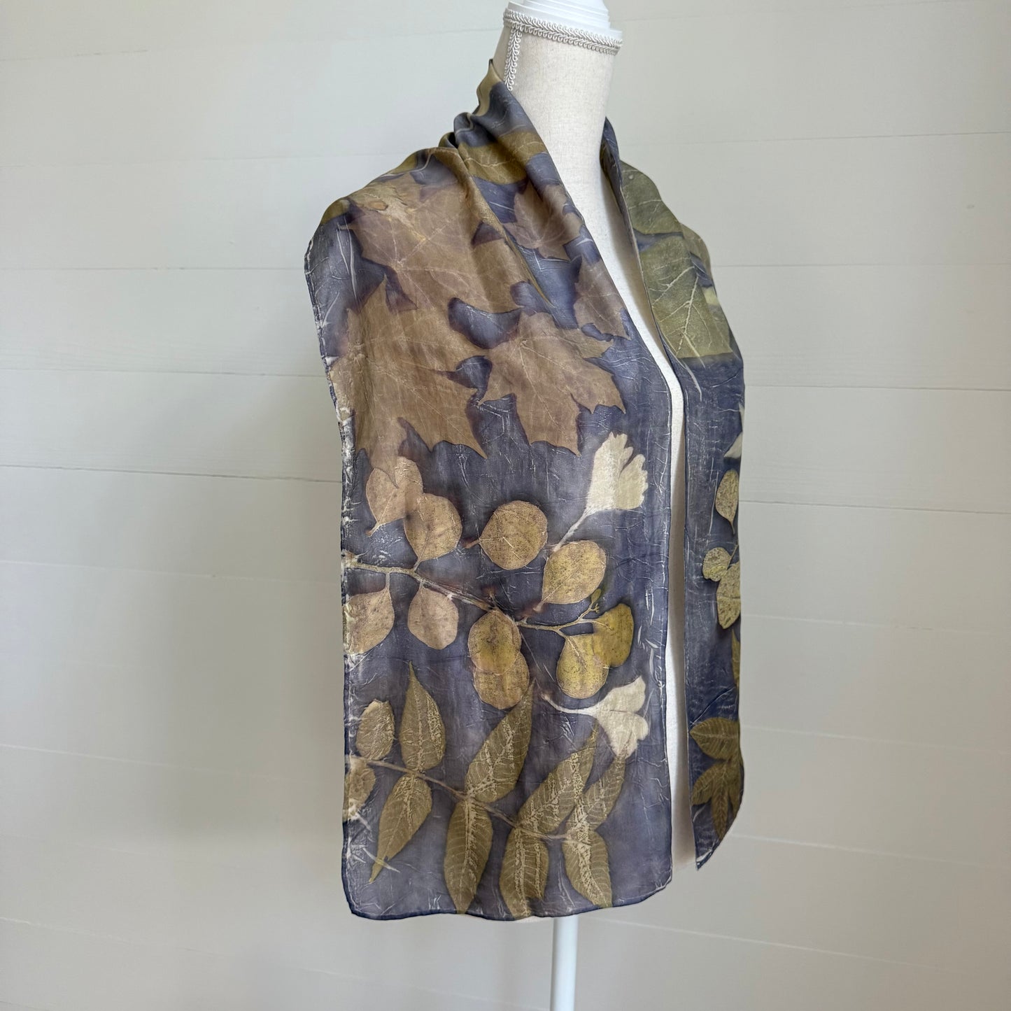 Silk Scarf | "Casey" Dark Logwood
