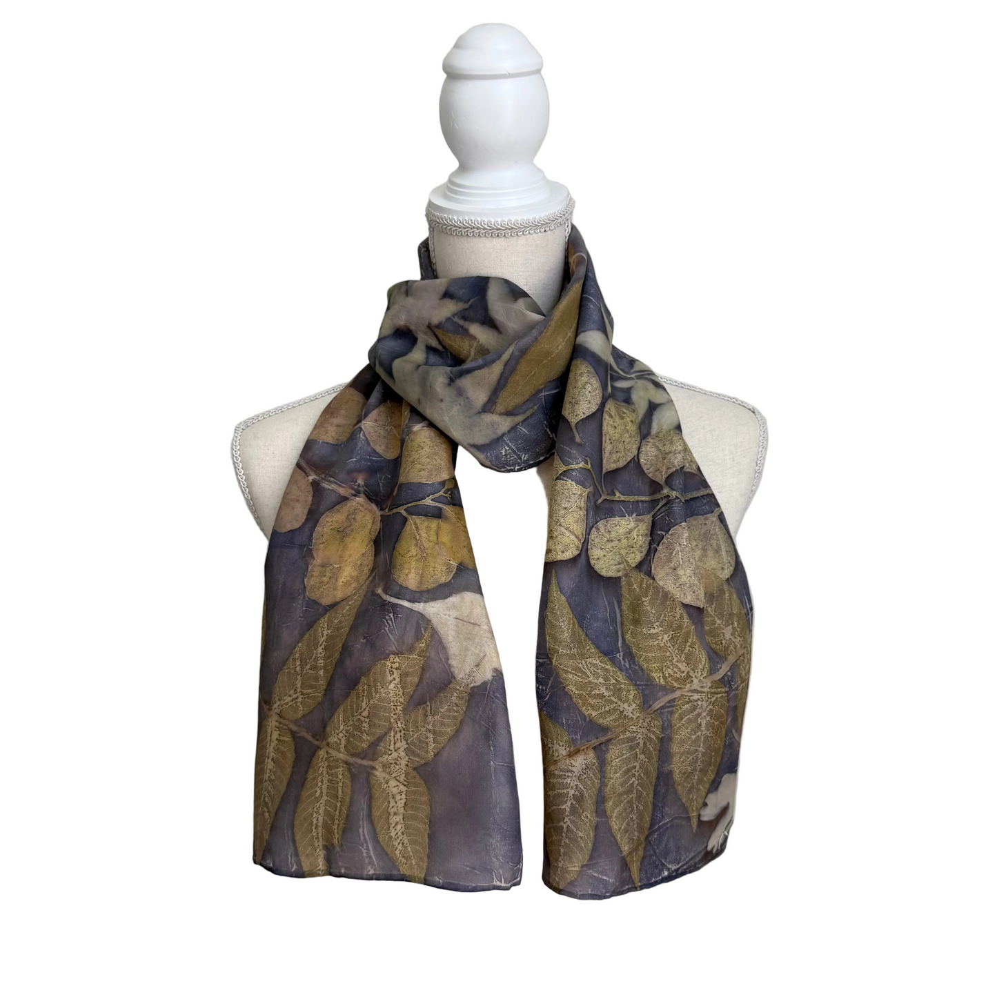 Silk Scarf | "Casey" Dark Logwood
