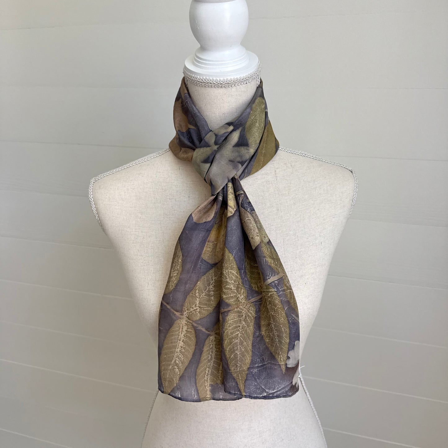 Silk Scarf | "Casey" Dark Logwood