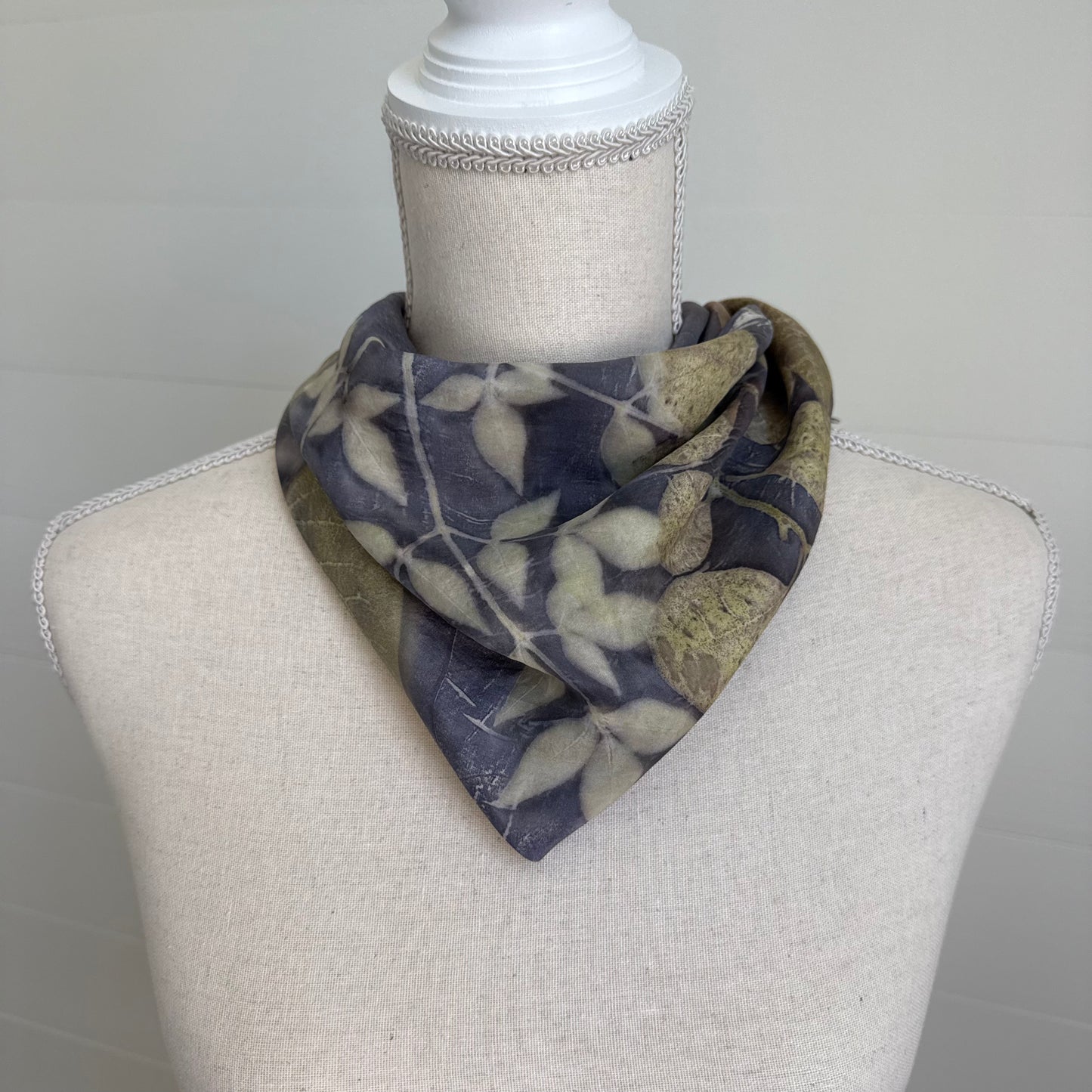 Silk Scarf | "Casey" Dark Logwood