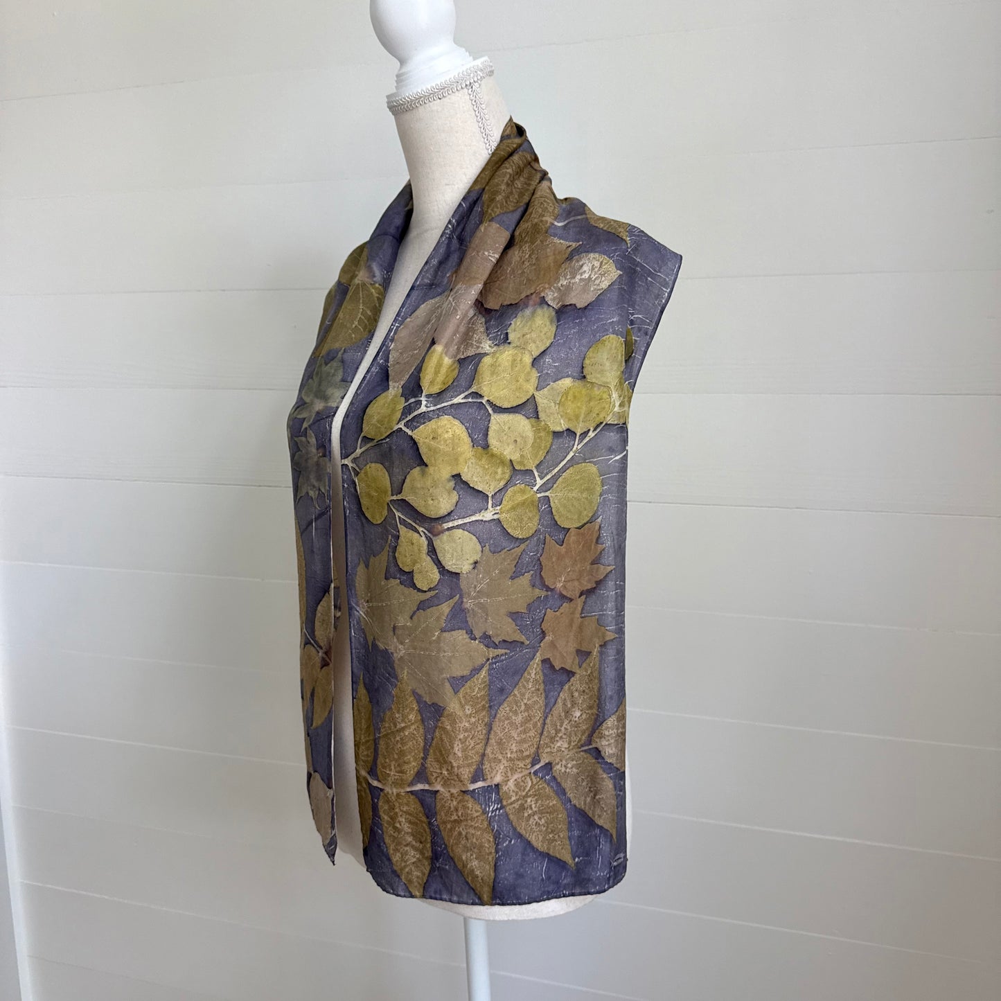 Silk Scarf | "Abbey" Dark Logwood