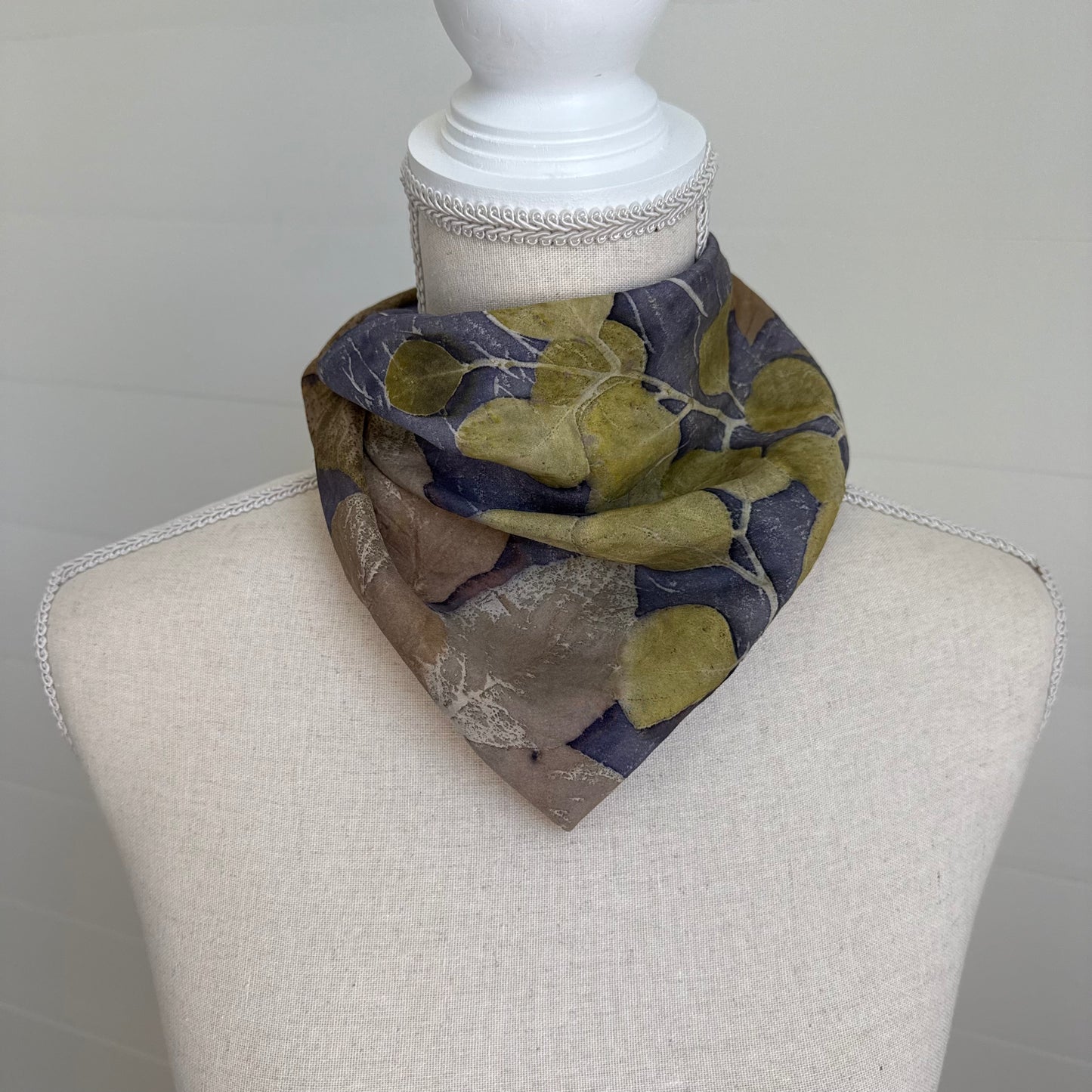 Silk Scarf | "Abbey" Dark Logwood