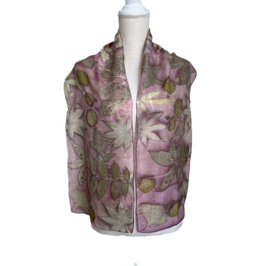 Silk Scarf | "Alicia" Logwood Scarf 1818 Farms