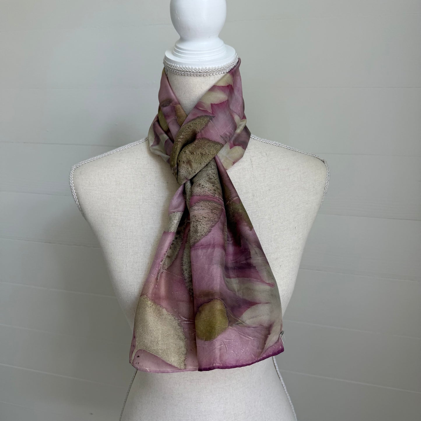 Silk Scarf | "Alicia" Logwood