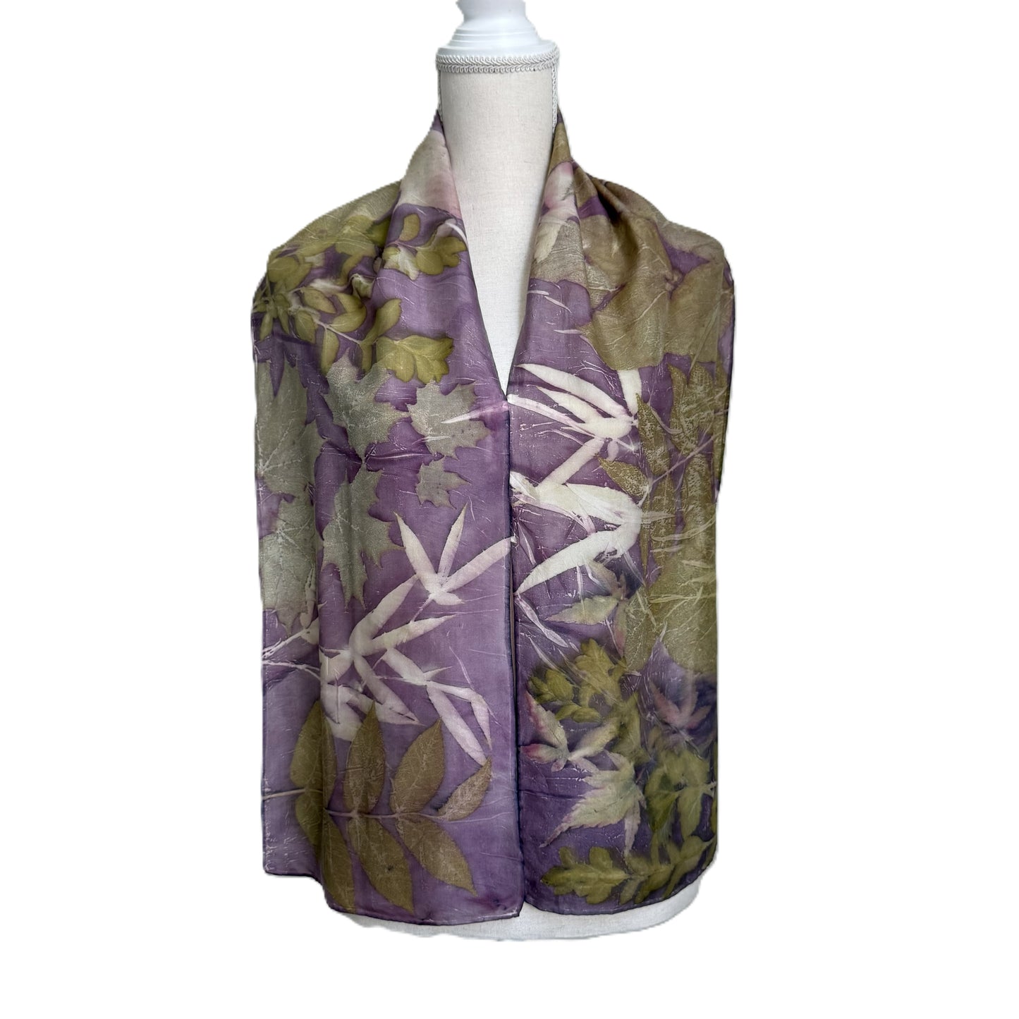 Silk Scarf | "Suzanne" Logwood - Cuch Scarf 1818 Farms