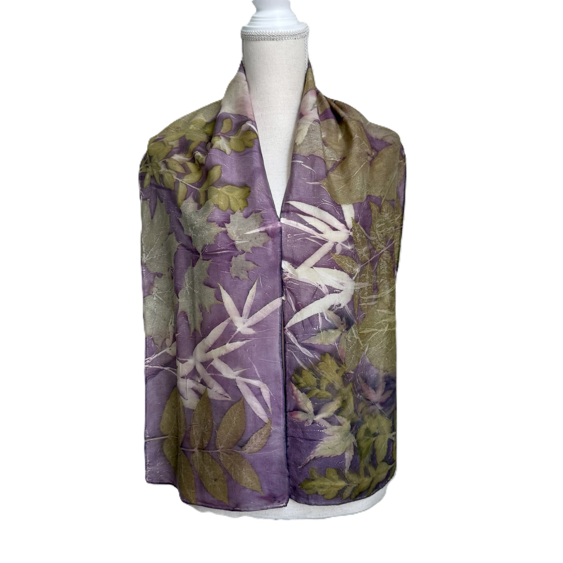 Silk Scarf | "Suzanne" Logwood - Cuch Scarf 1818 Farms
