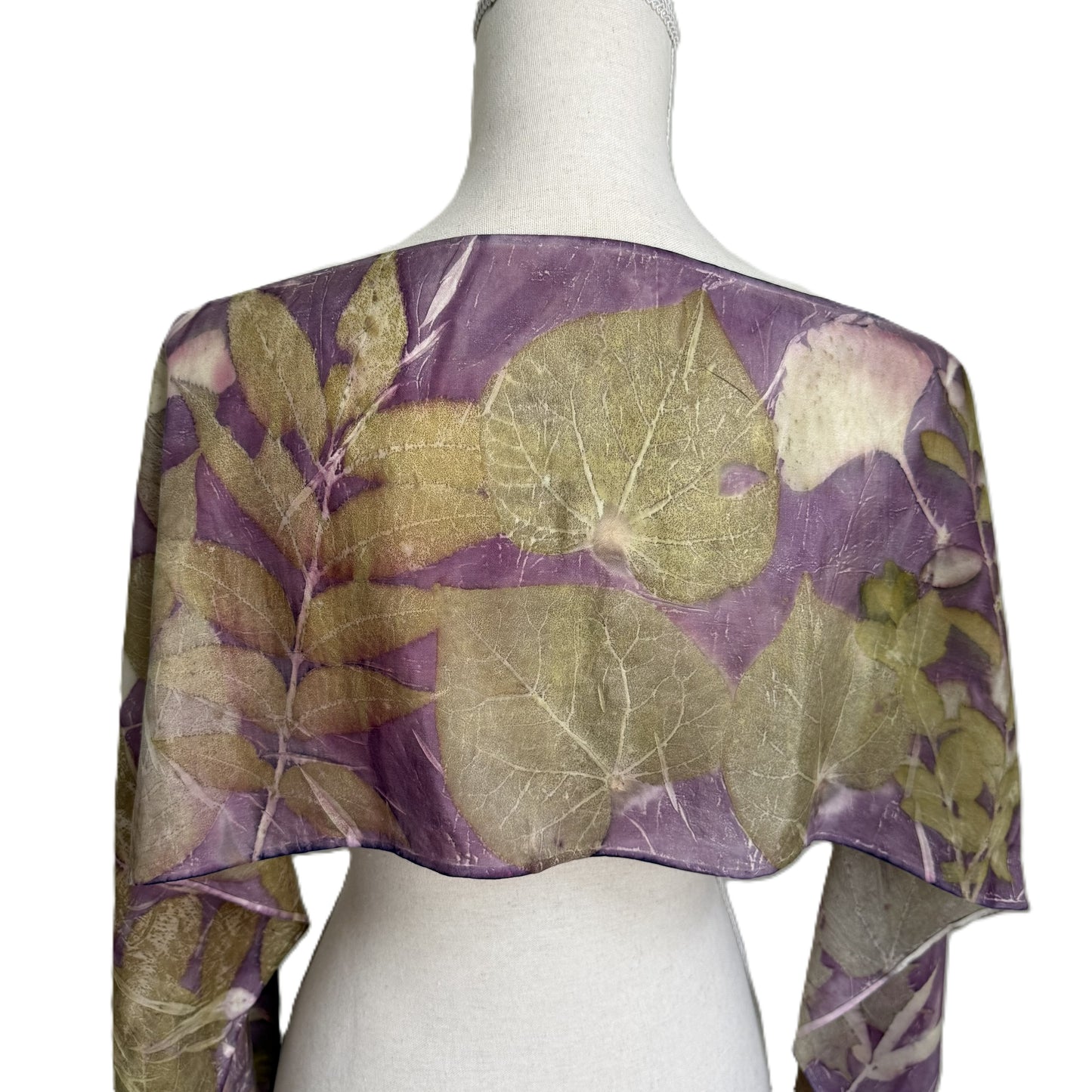 Silk Scarf | "Suzanne" Logwood - Cuch Scarf 1818 Farms