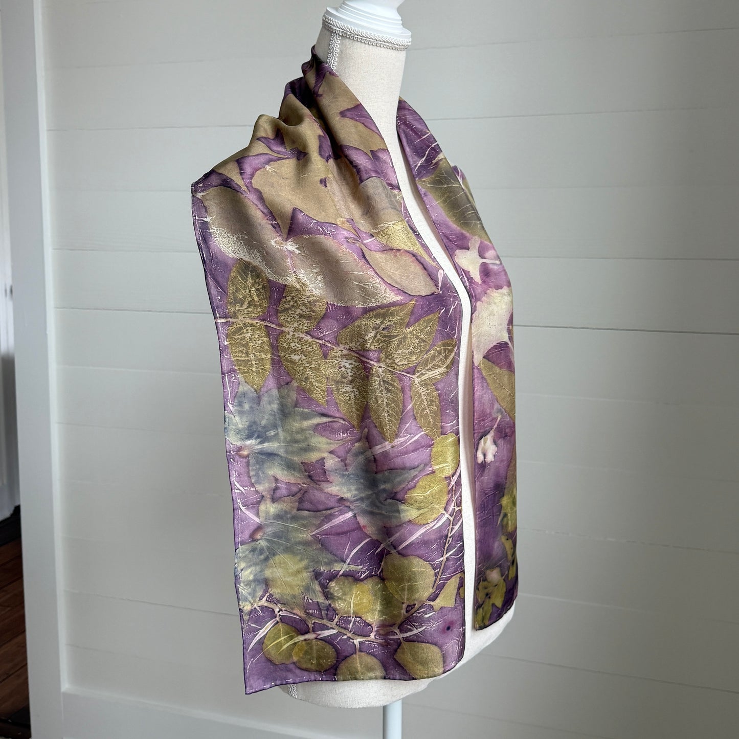 Silk Scarf | "Lillian" Logwood - Cuch Scarf 1818 Farms