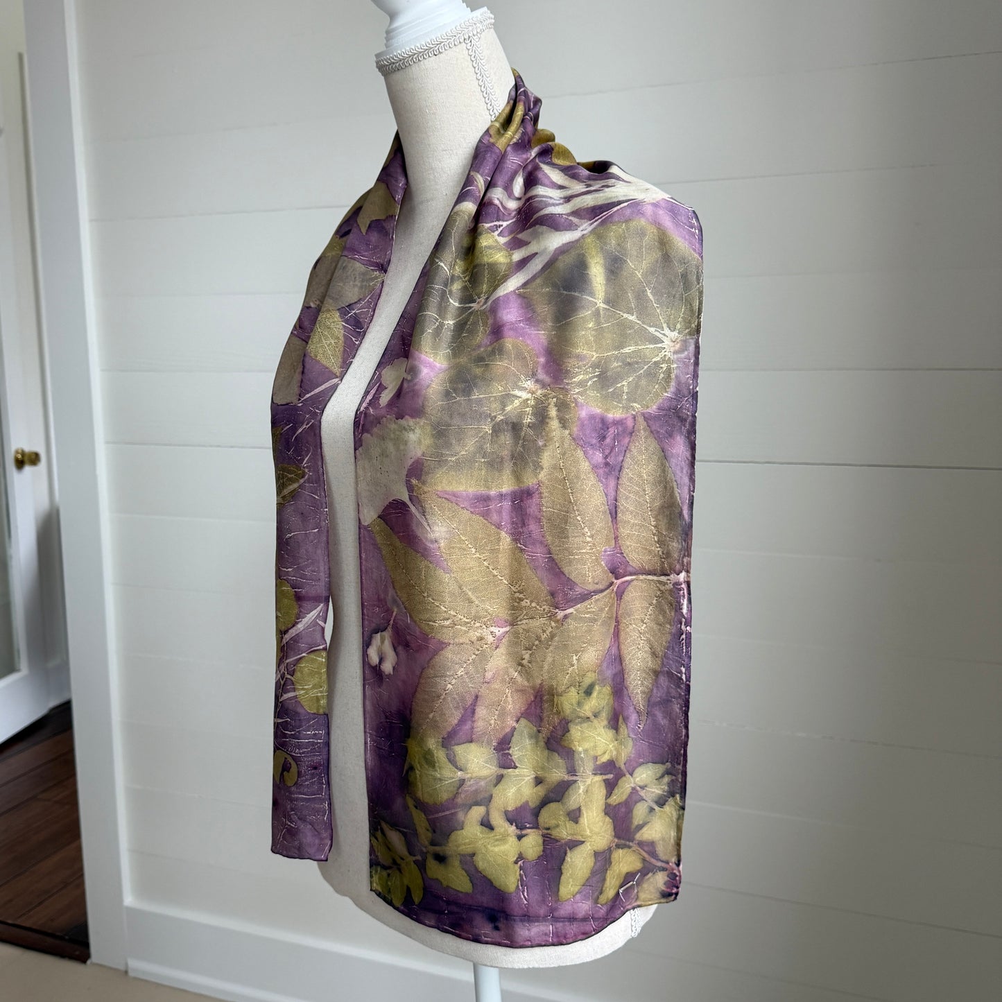 Silk Scarf | "Lillian" Logwood - Cuch Scarf 1818 Farms
