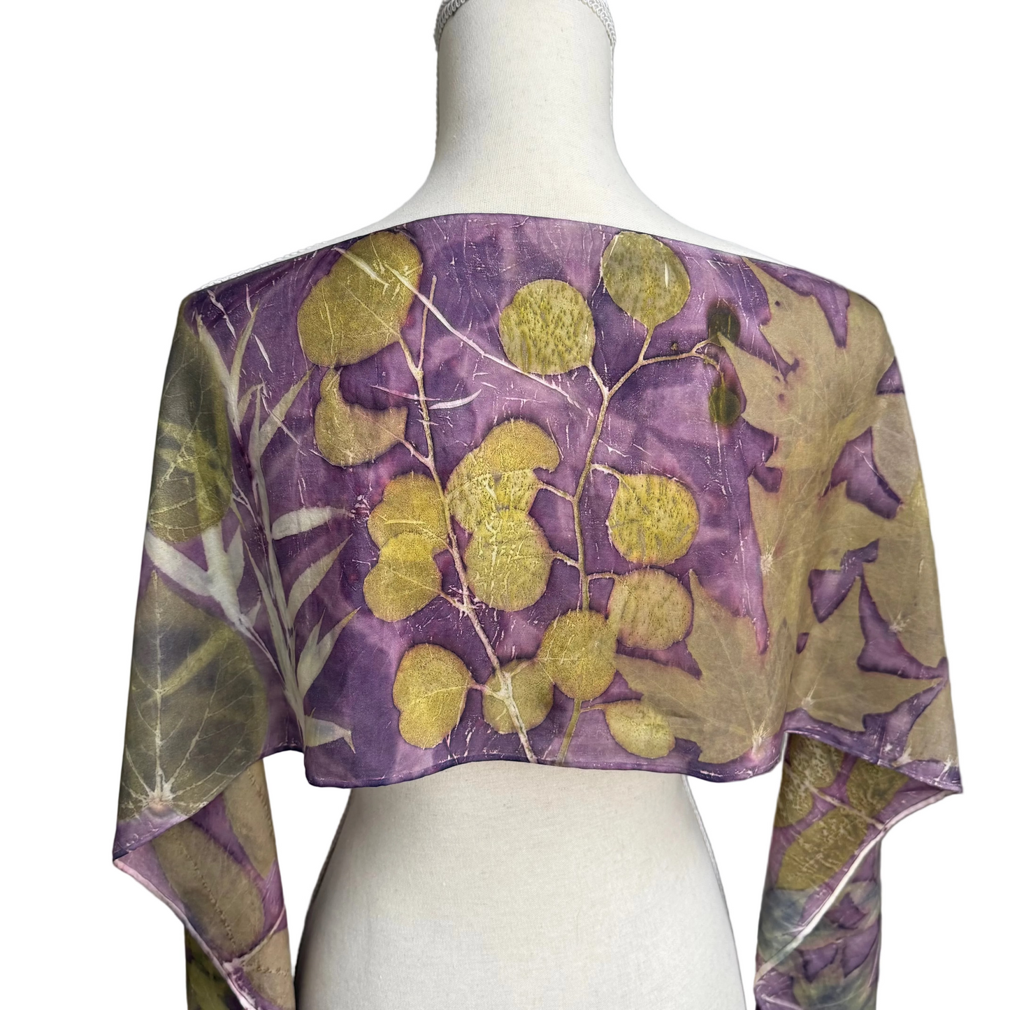 Silk Scarf | "Lillian" Logwood - Cuch Scarf 1818 Farms