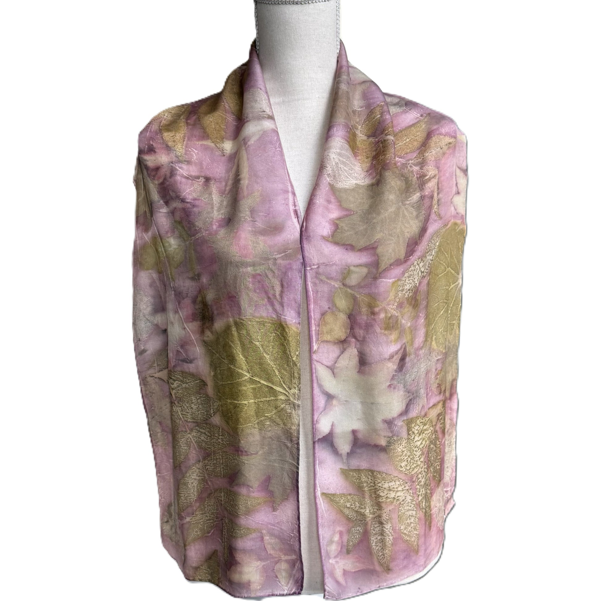 Silk Scarf | "Luna" Cochineal Scarf 1818 Farms