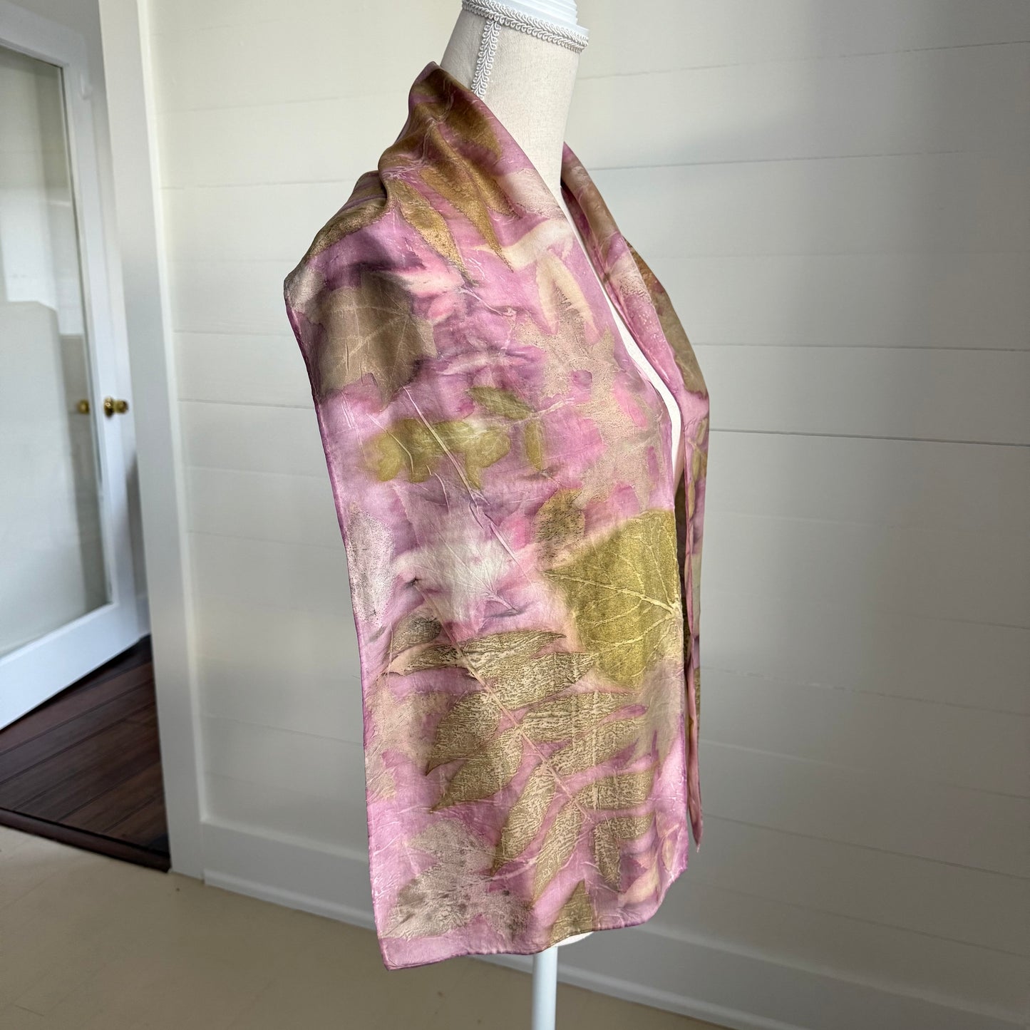 Silk Scarf | "Luna" Cochineal Scarf 1818 Farms
