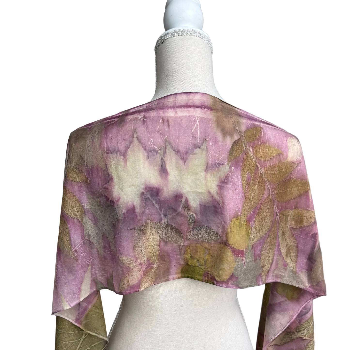 Silk Scarf | "Luna" Cochineal Scarf 1818 Farms