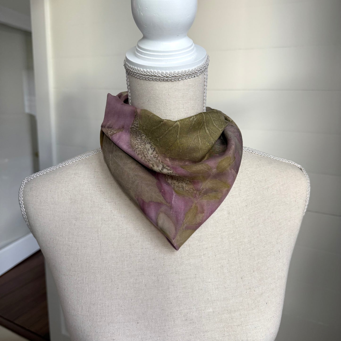 Silk Scarf | "Luna" Cochineal Scarf 1818 Farms