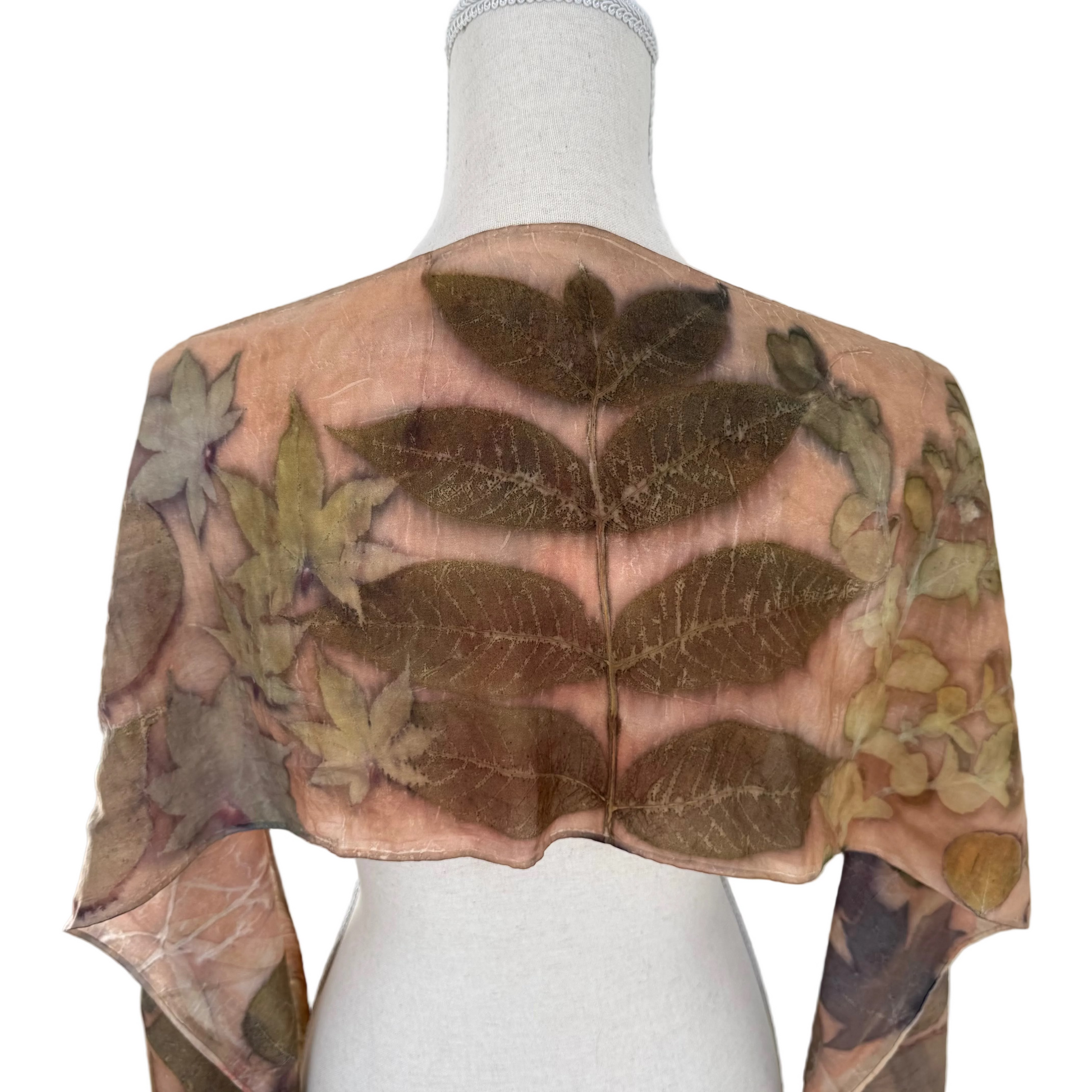 Silk Scarf | "Mary" Dark Madder Scarf 1818 Farms