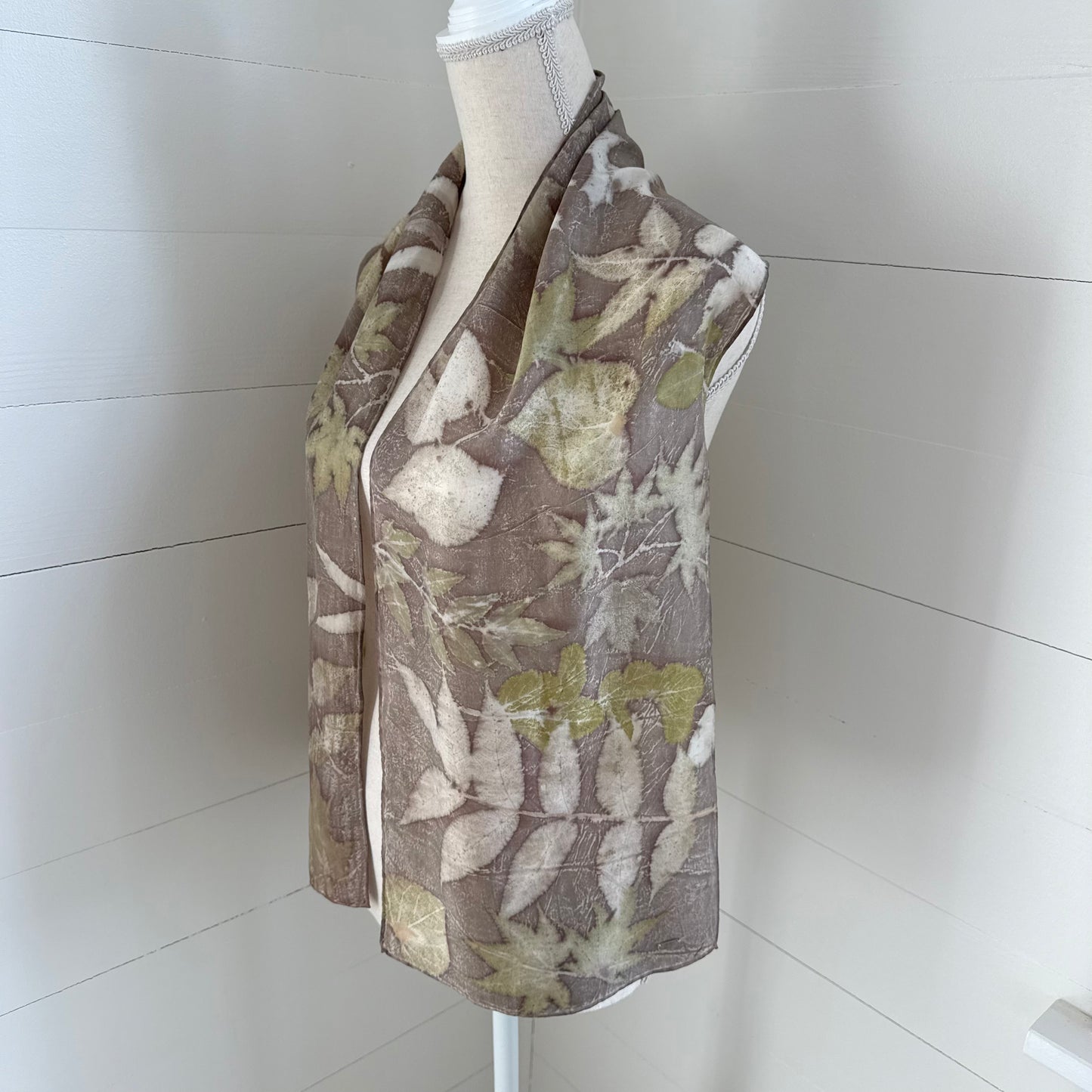 Silk Scarf | "Marjorie" Dark Walnut Scarf 1818 Farms