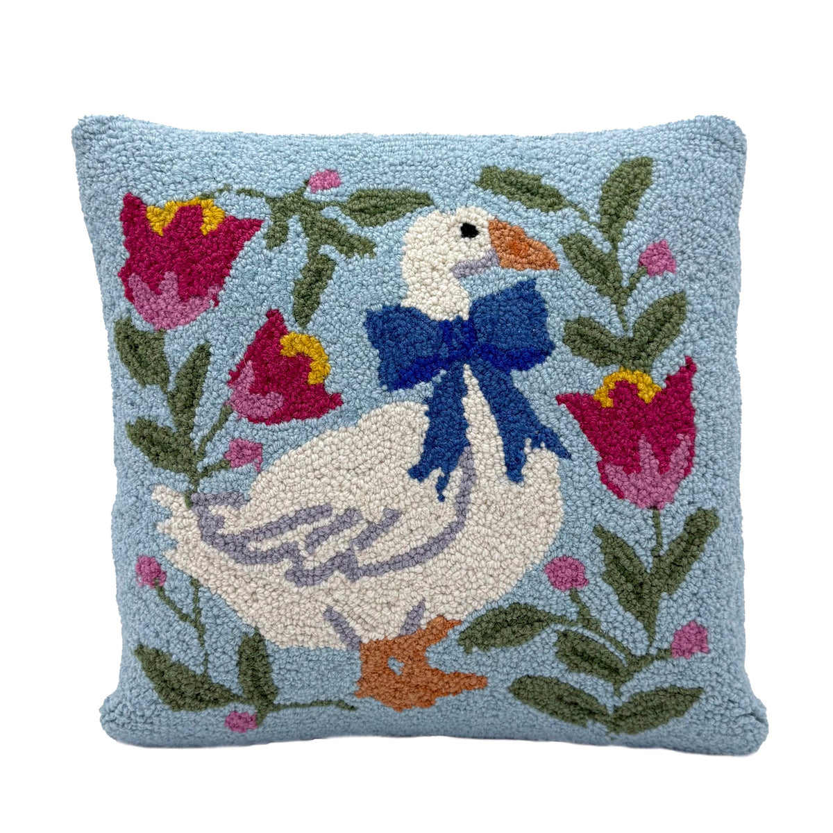 Goose Wool Hooked Pillow Pillow 1818 Farms