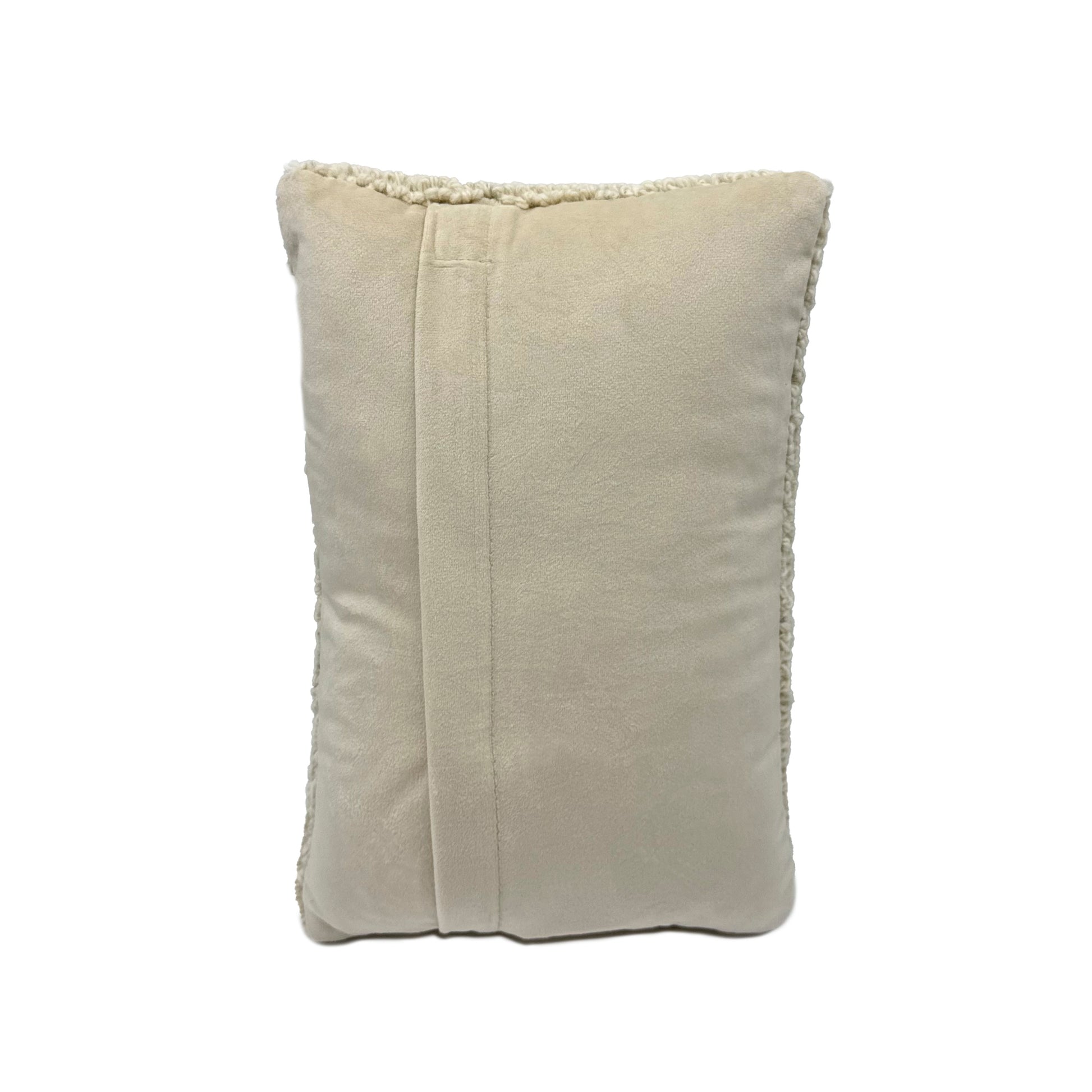 Single Blue Hydrangea Wool Hooked Pillow Pillow 1818 Farms