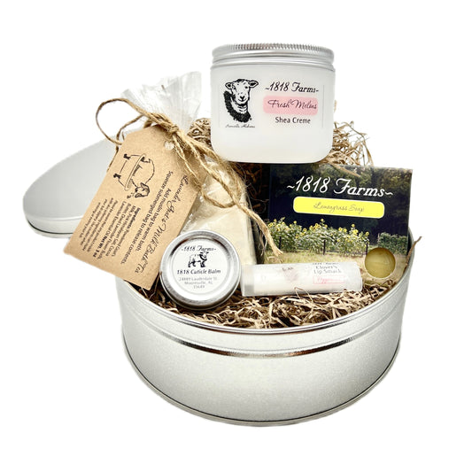 Goat Soap Gift Basket (medium)