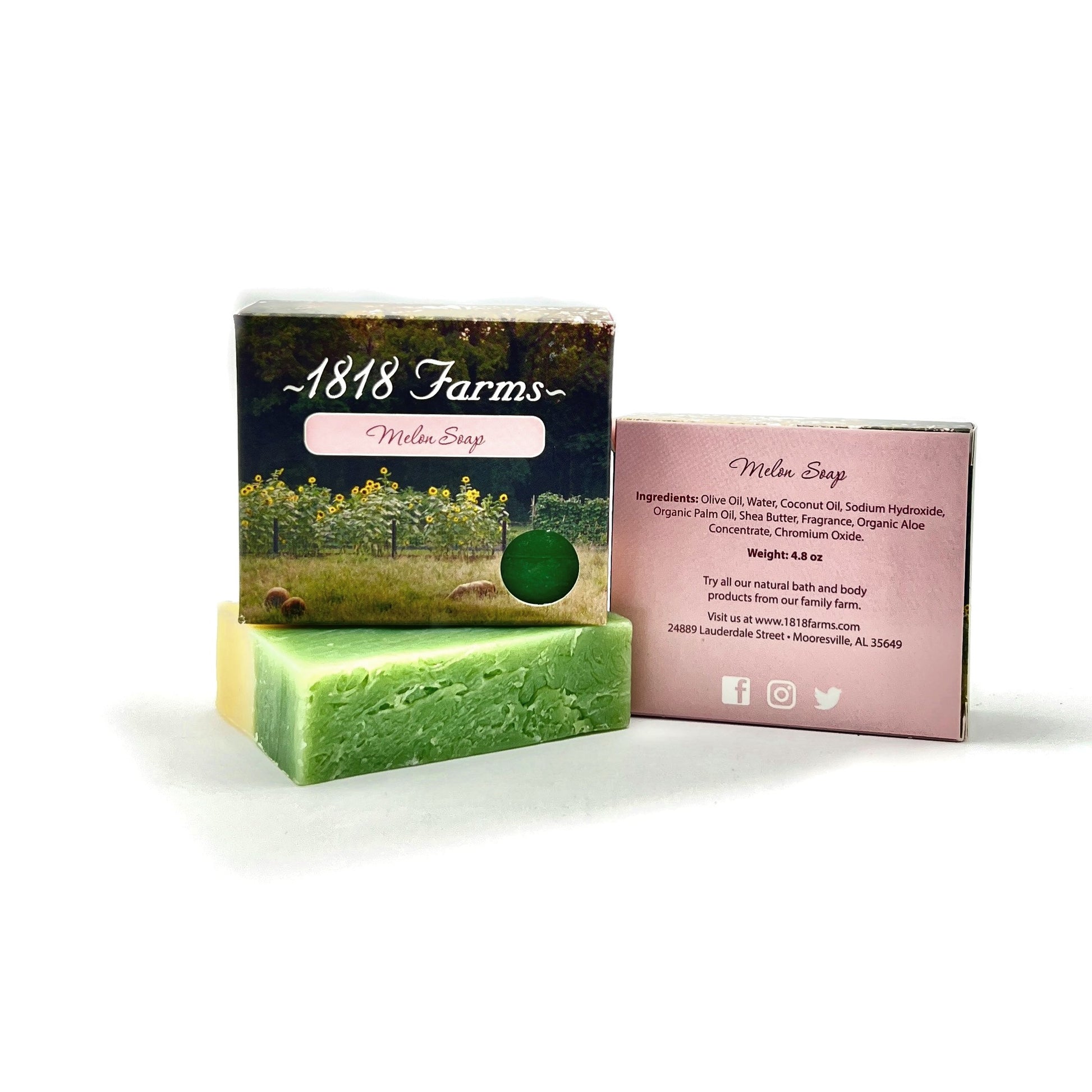 Hand Crafted Soap Soap 1818 Farms Melon  